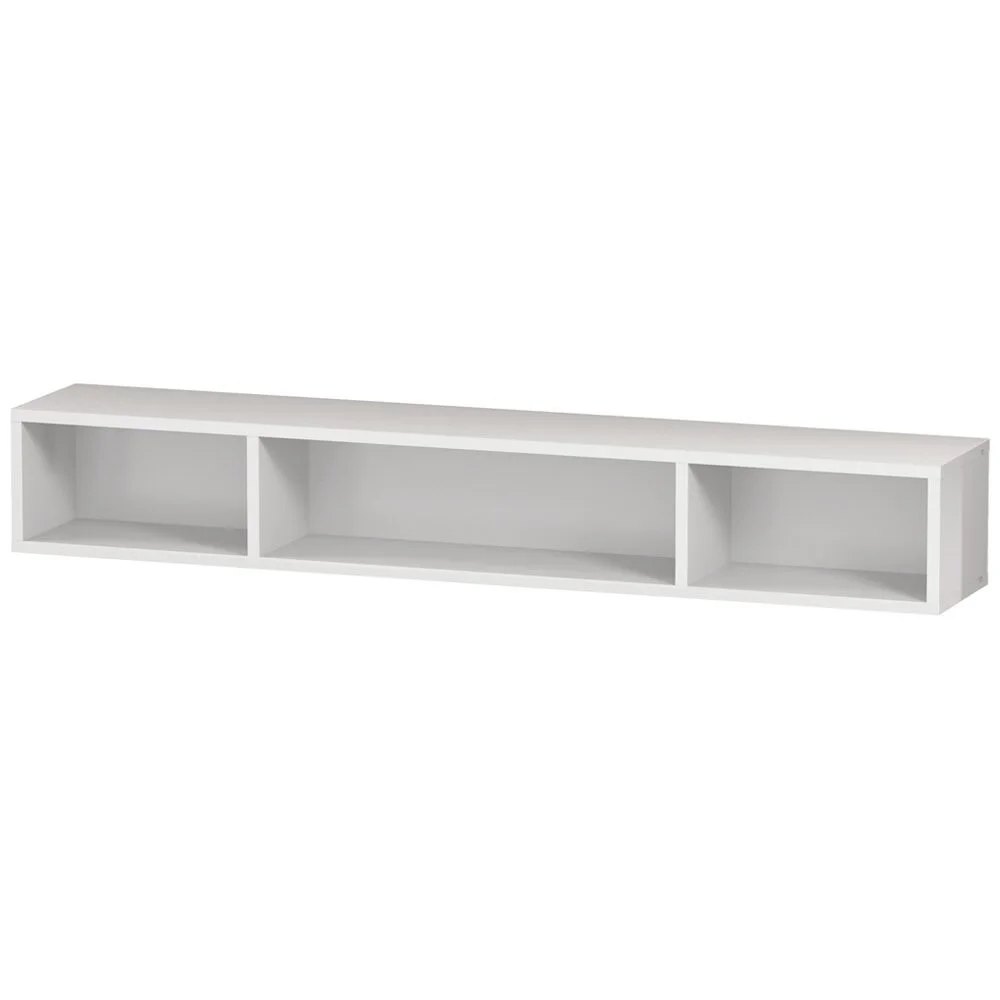Biały element półki widok z przodu, Duravit