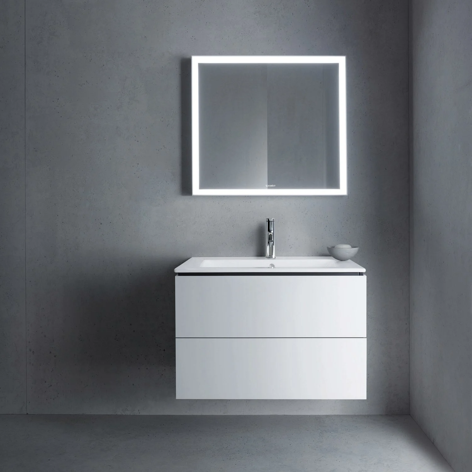 Duravit L-Cube Waschtischunterbau wandhängend mit 2 Auszügen, 82 x 48,1 cm Bild 8