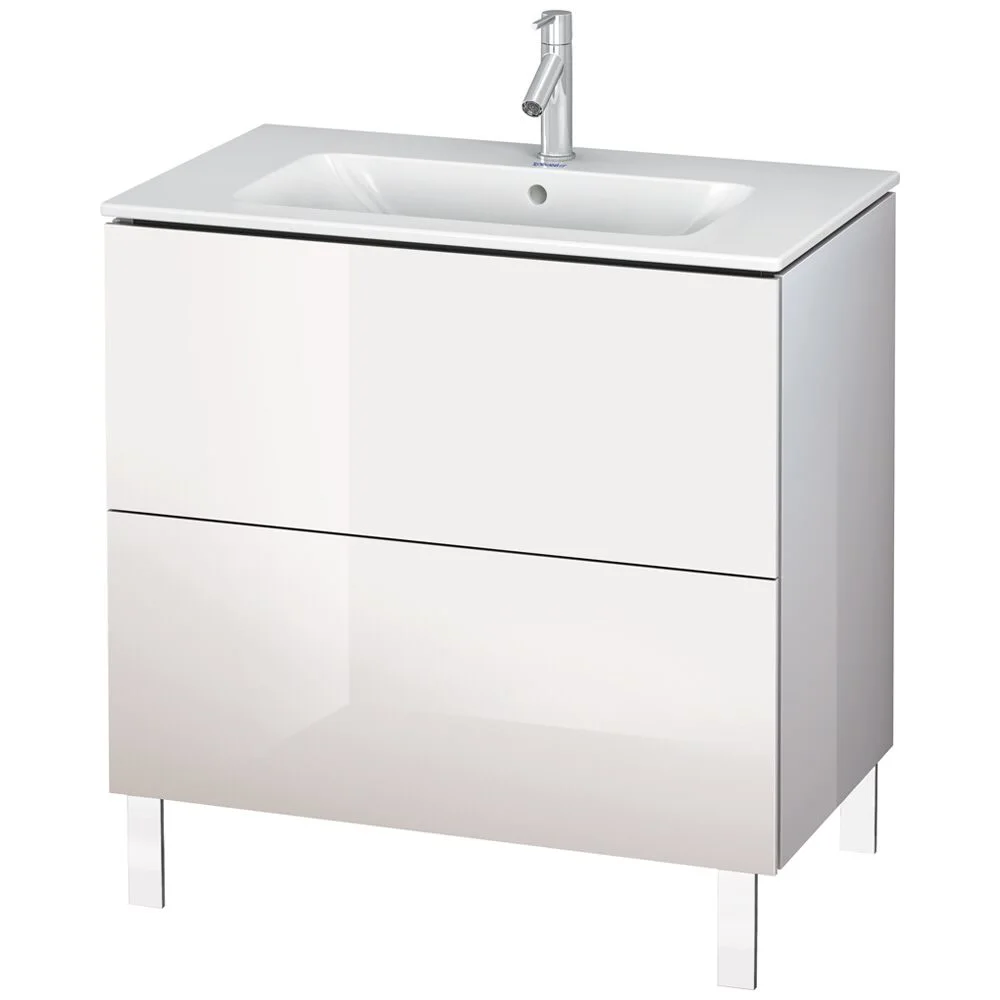 Duravit L-Cube Waschtischunterbau stehend mit 2 Auszügen, 82 x 48,1 cm Bild 2