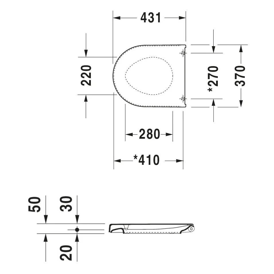 Duravit Starck 2 - Darling New WC-Sitz Bild 5