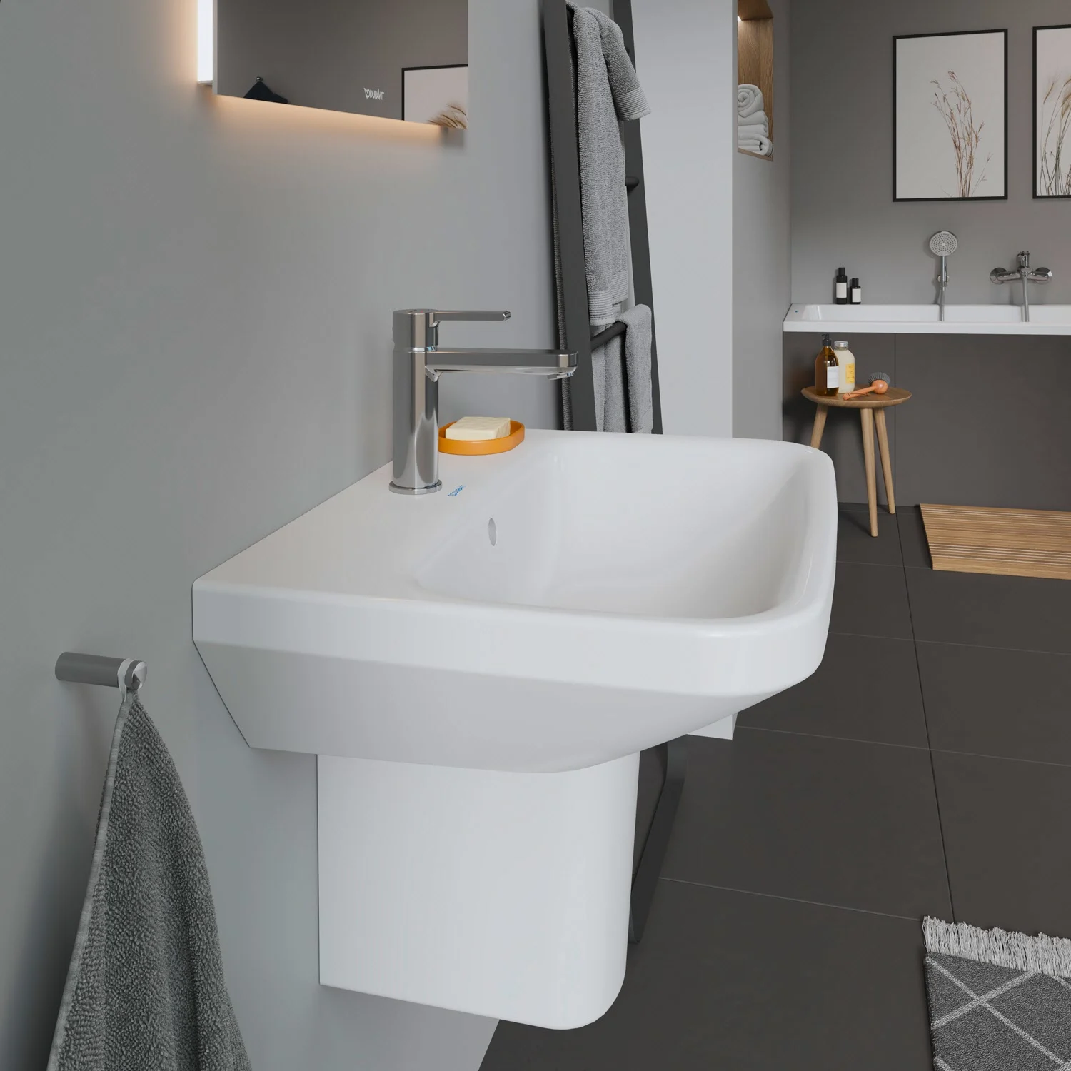 Duravit DuraStyle Waschtisch 60 cm, mit 1 Hahnloch Bild 7