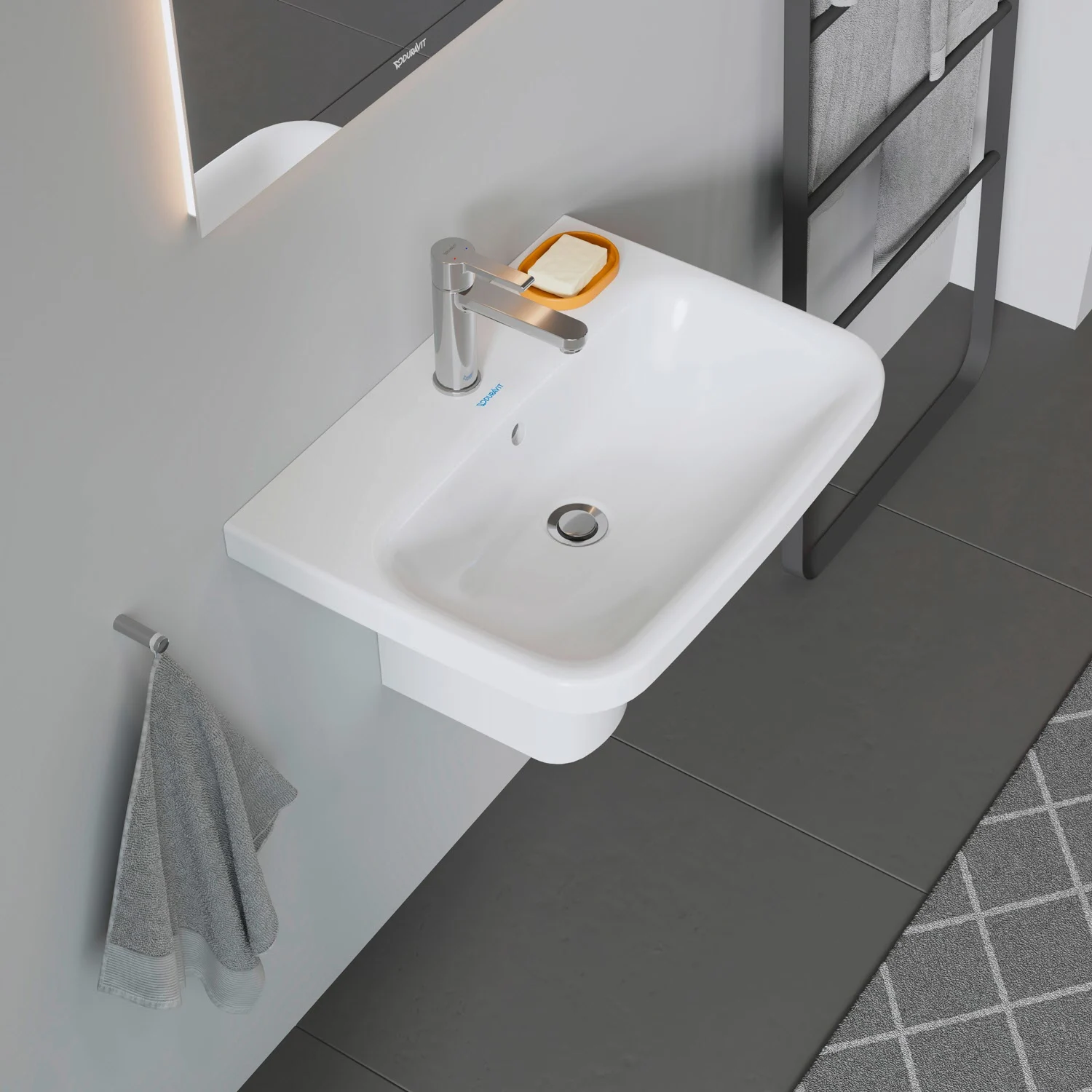 Duravit DuraStyle Waschtisch 60 cm, mit 1 Hahnloch Bild 8