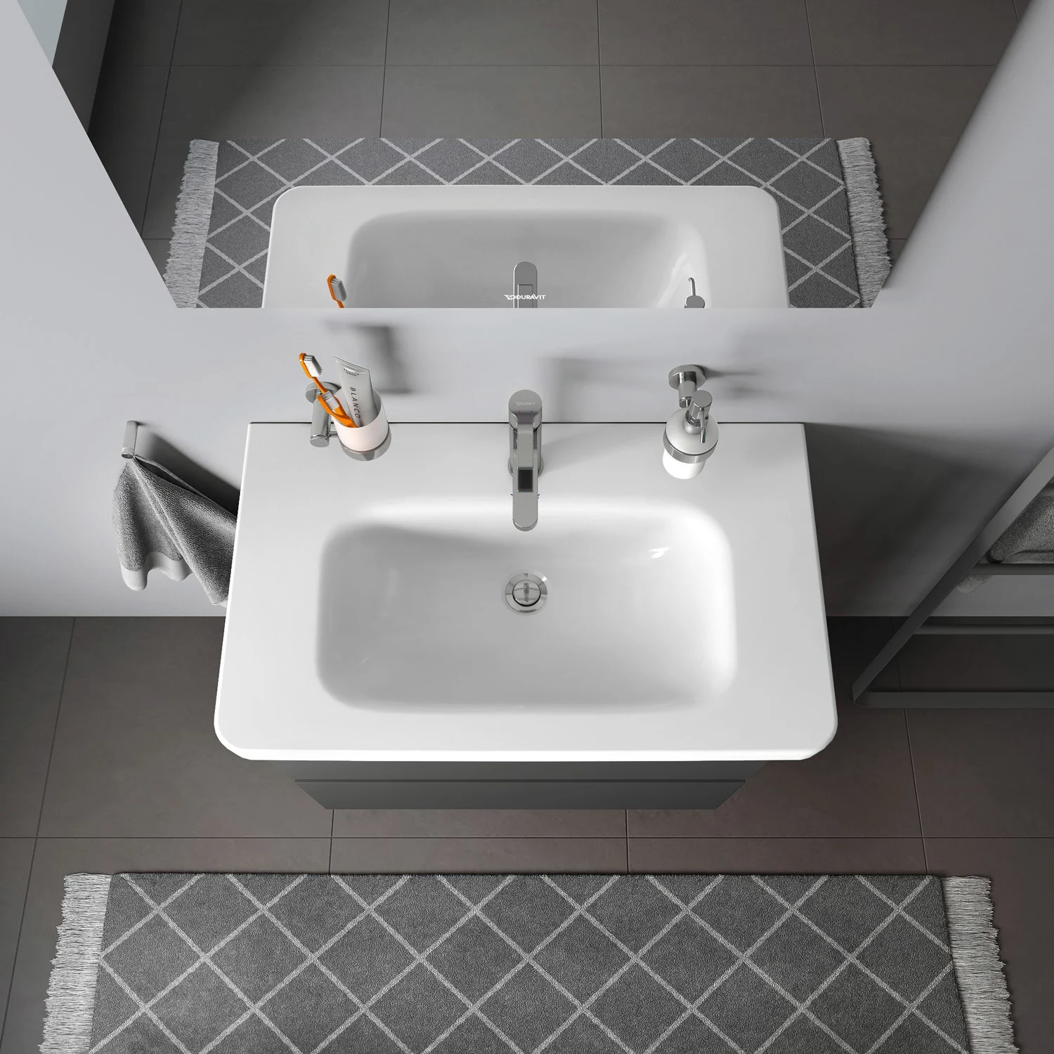 Duravit DuraStyle Möbelwaschtisch 80 cm, mit 1 Hahnloch Bild 5