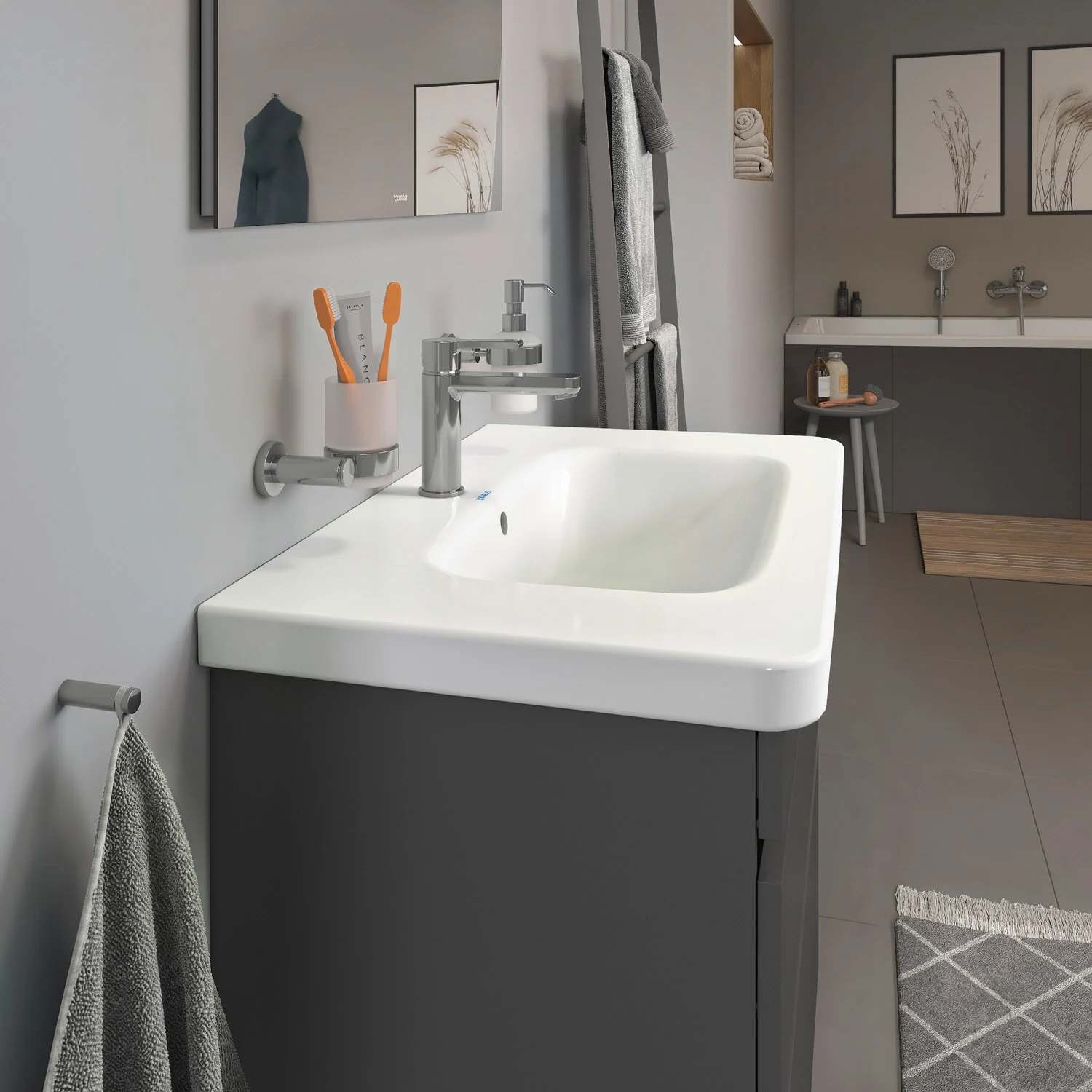Duravit DuraStyle Möbelwaschtisch 80 cm, mit 1 Hahnloch Bild 6