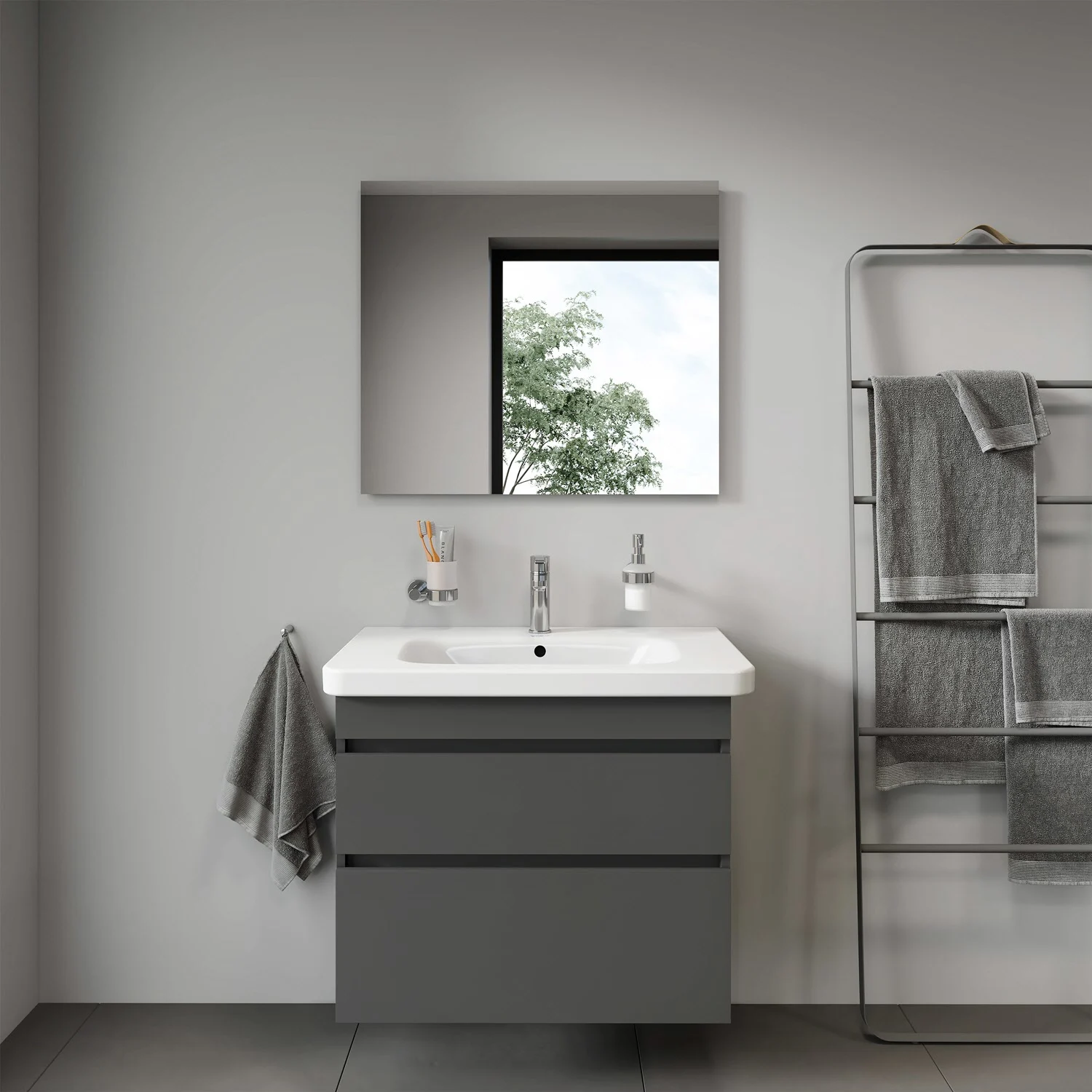 Duravit DuraStyle Möbelwaschtisch 80 cm, mit 1 Hahnloch Bild 7