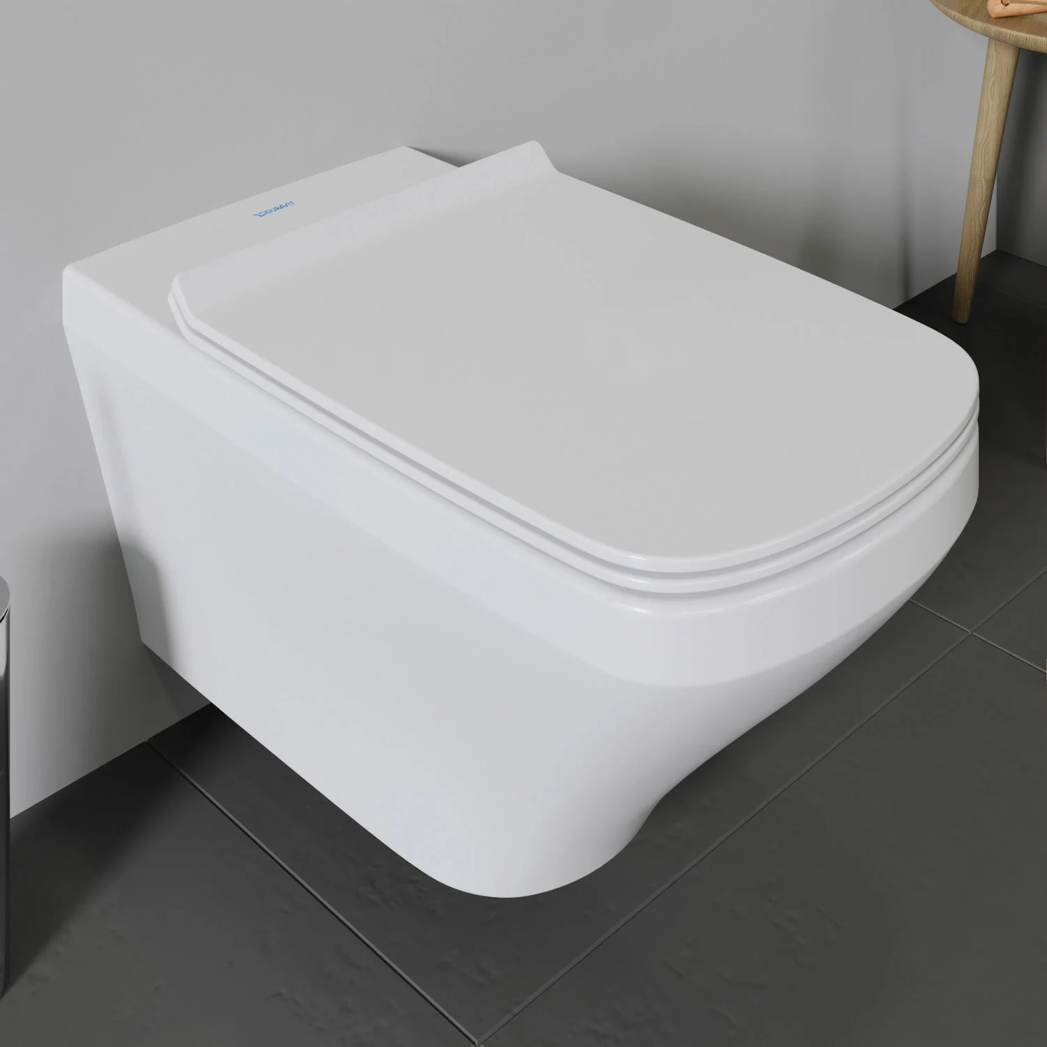 Toaleta podwieszana w nowoczesnej łazience, Duravit