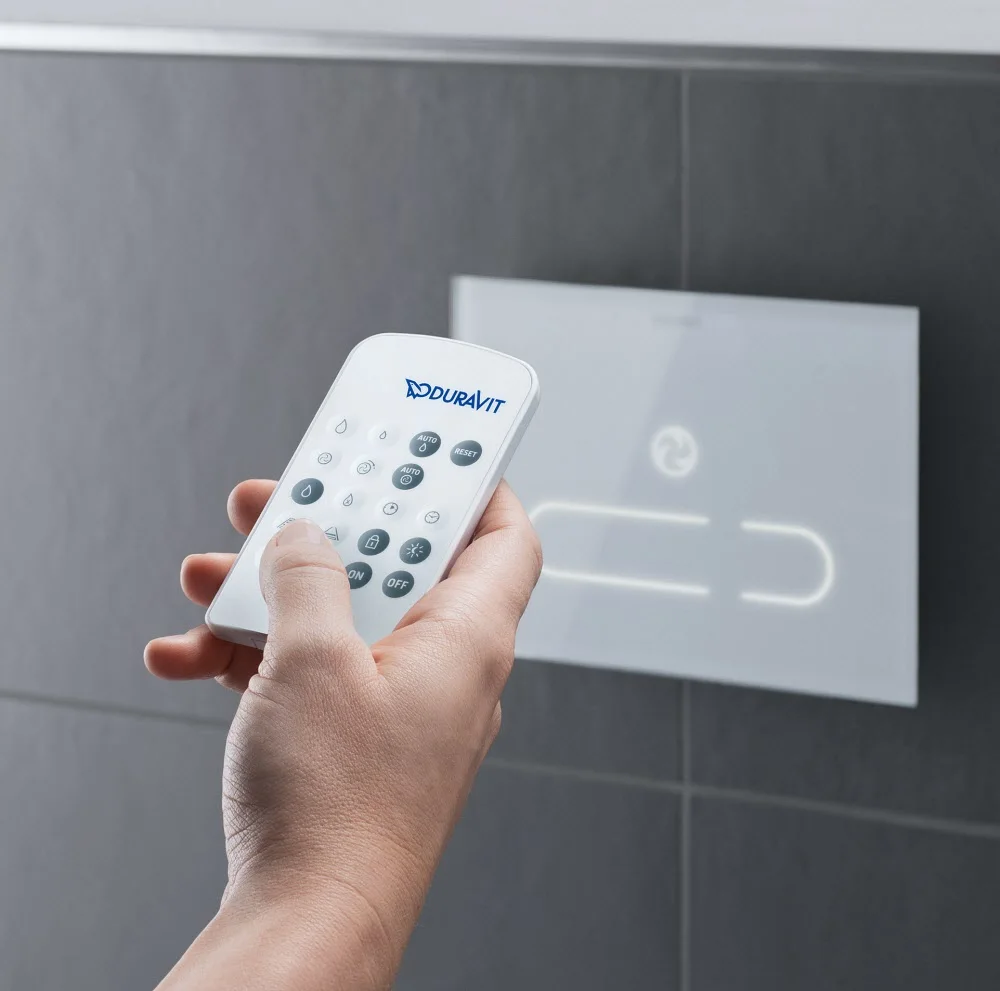 Duravit DuraSystem Betätigungsplatte A2 für WC, Glas Bild 4