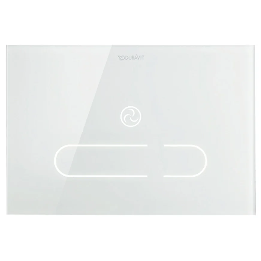 Duravit DuraSystem Betätigungsplatte A2 für WC, Glas