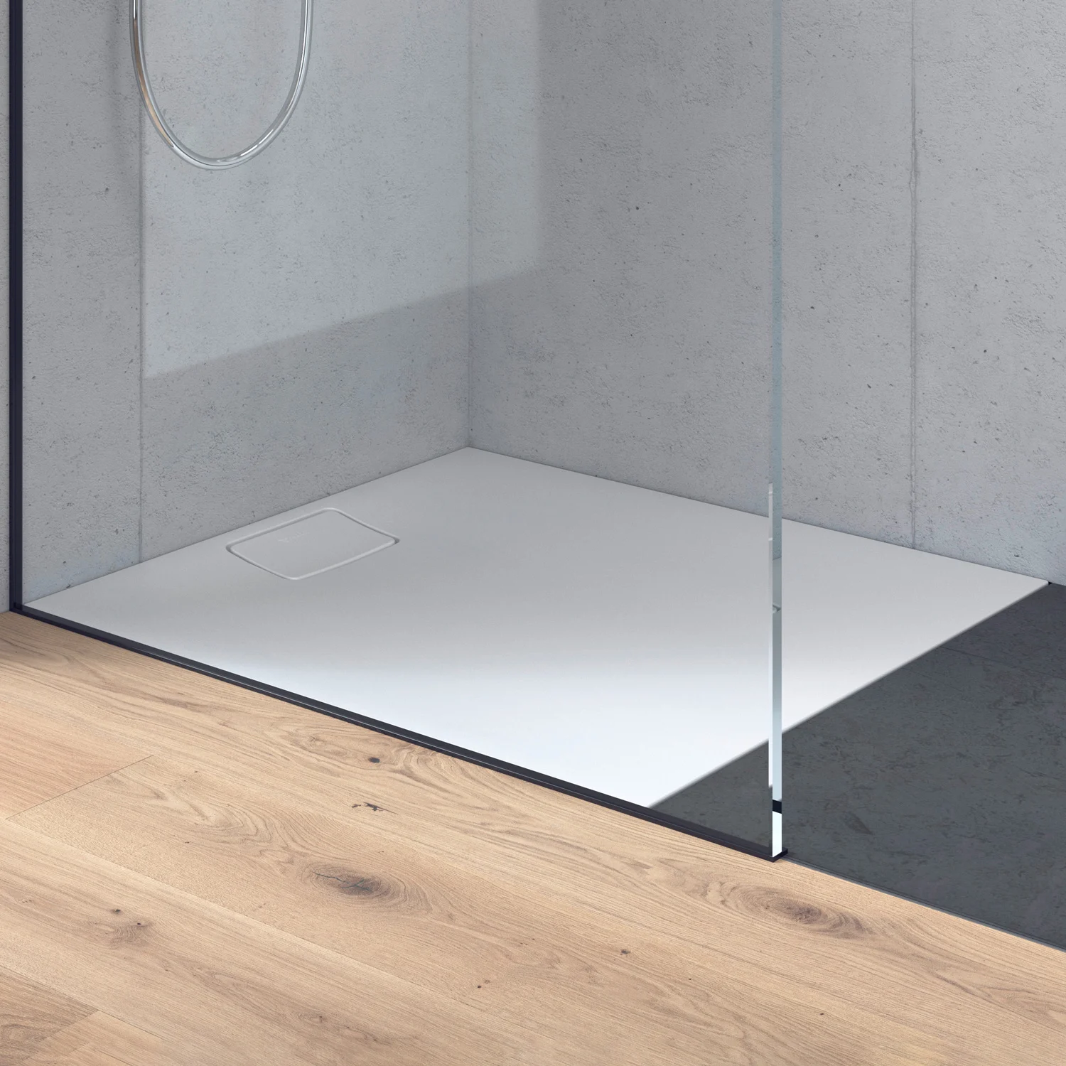 Duravit Stonetto Duschwanne Rechteck 90 x 80 cm