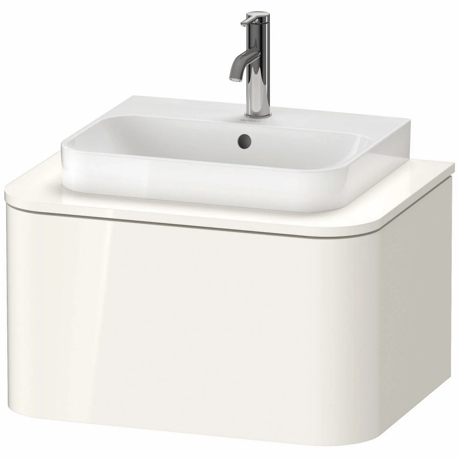 Duravit Happy D.2 Plus Waschtischunterschrank mit 1 Auszug, 65 x 35,4 cm, für Konsole