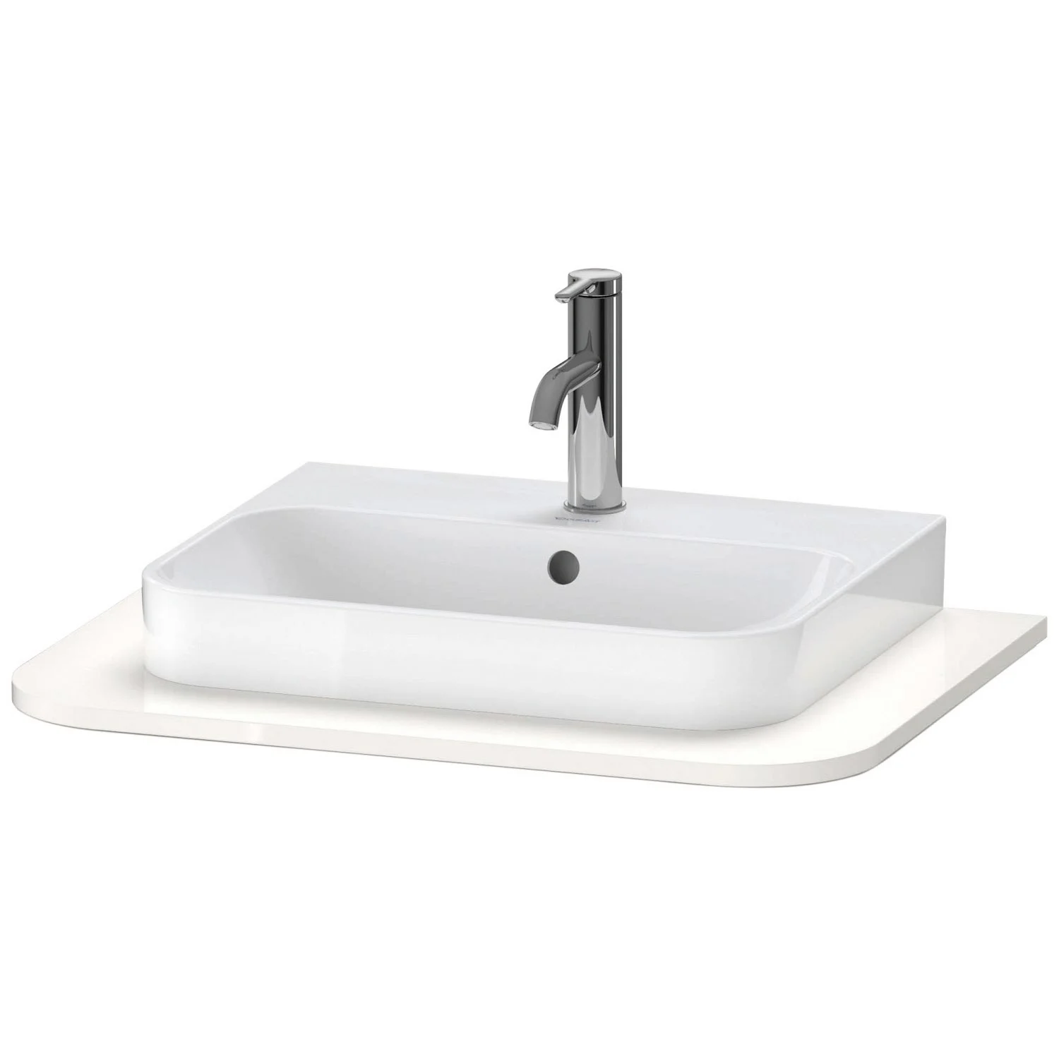 Duravit Happy D.2 Plus Konsole mit einem Ausschnitt 1,6 x 65 x 48 cm