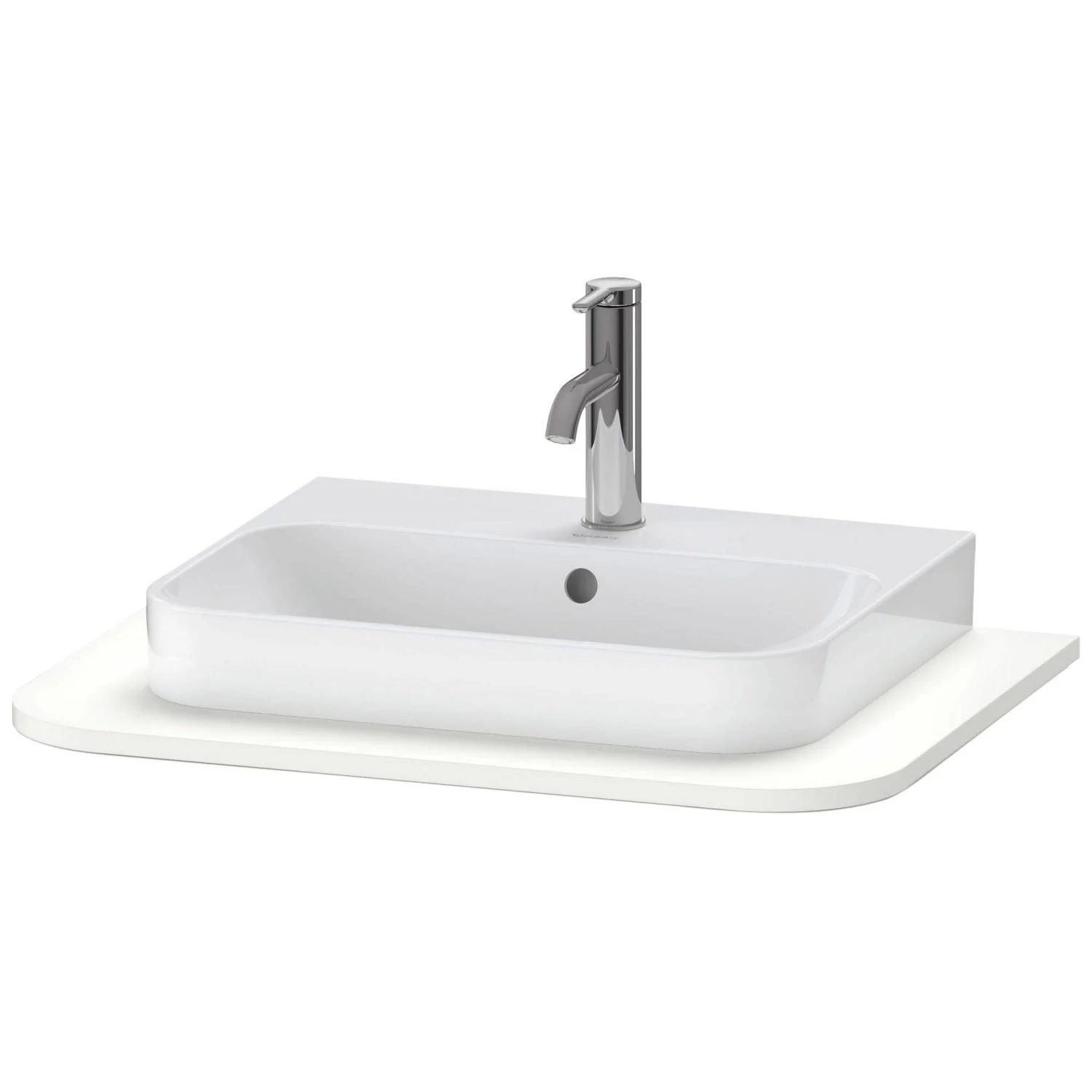 Duravit Happy D.2 Plus Konsole mit einem Ausschnitt 1,6 x 65 x 48 cm