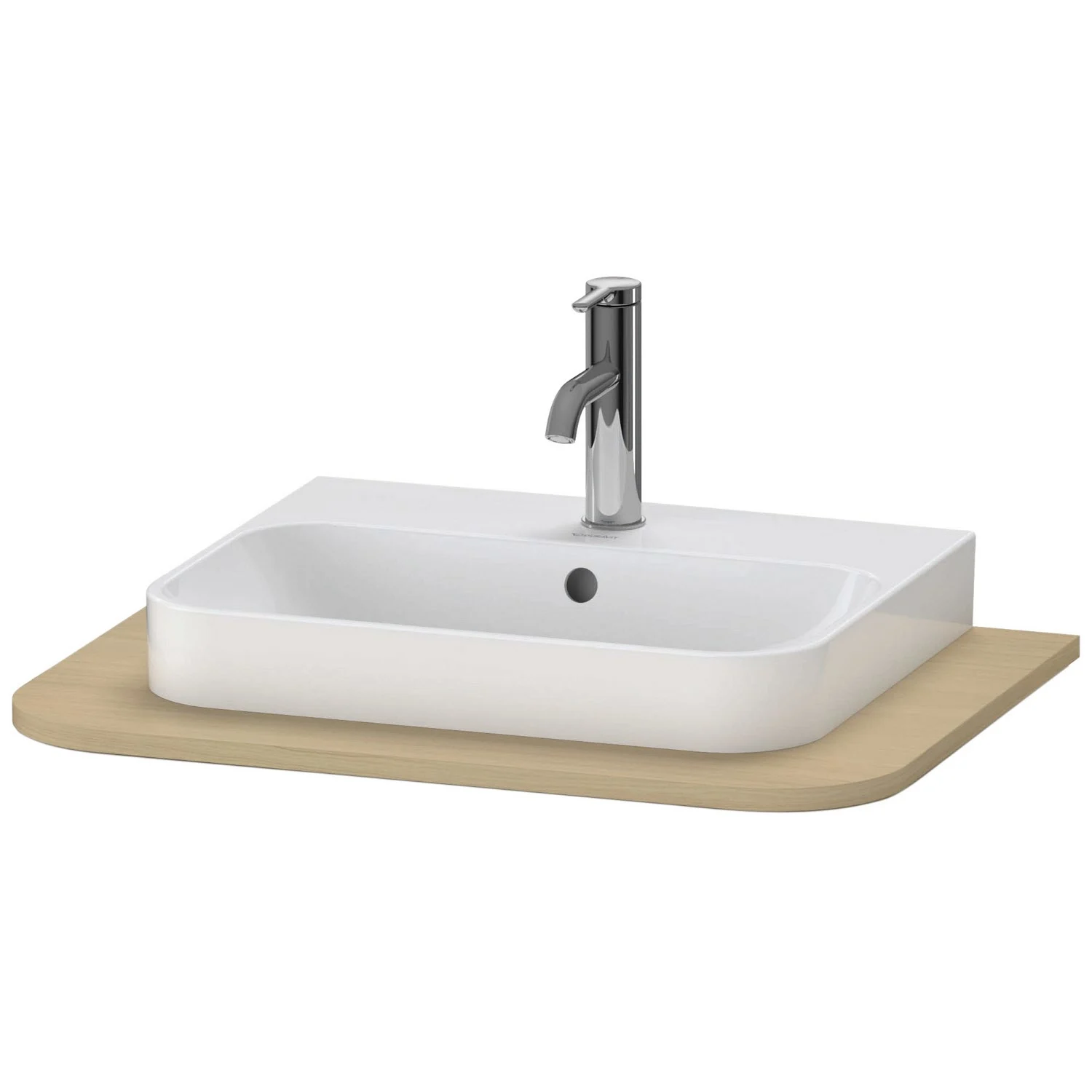 Duravit Happy D.2 Plus Konsole mit einem Ausschnitt 1,6 x 65 x 48 cm
