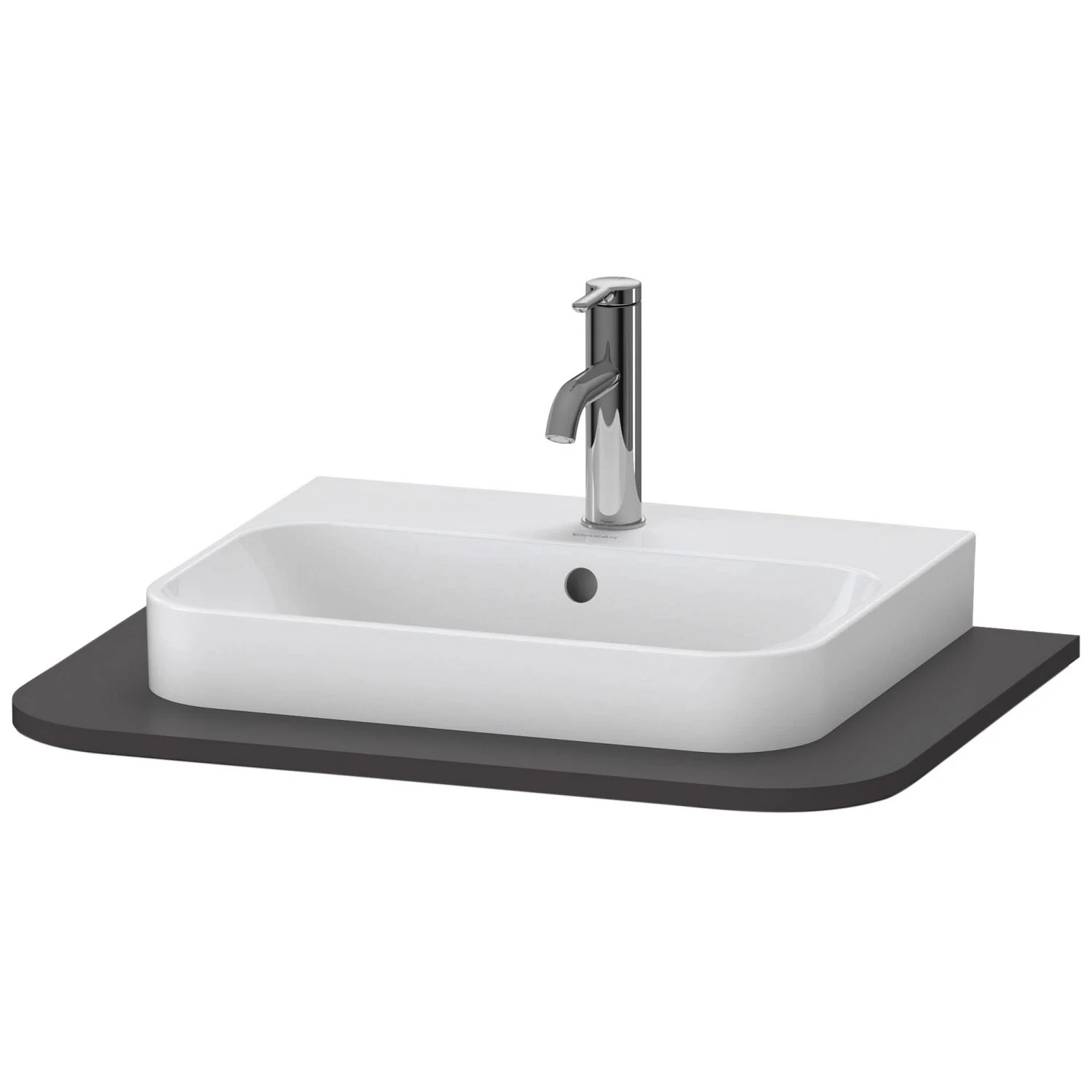 Duravit Happy D.2 Plus Konsole mit einem Ausschnitt 1,6 x 65 x 48 cm