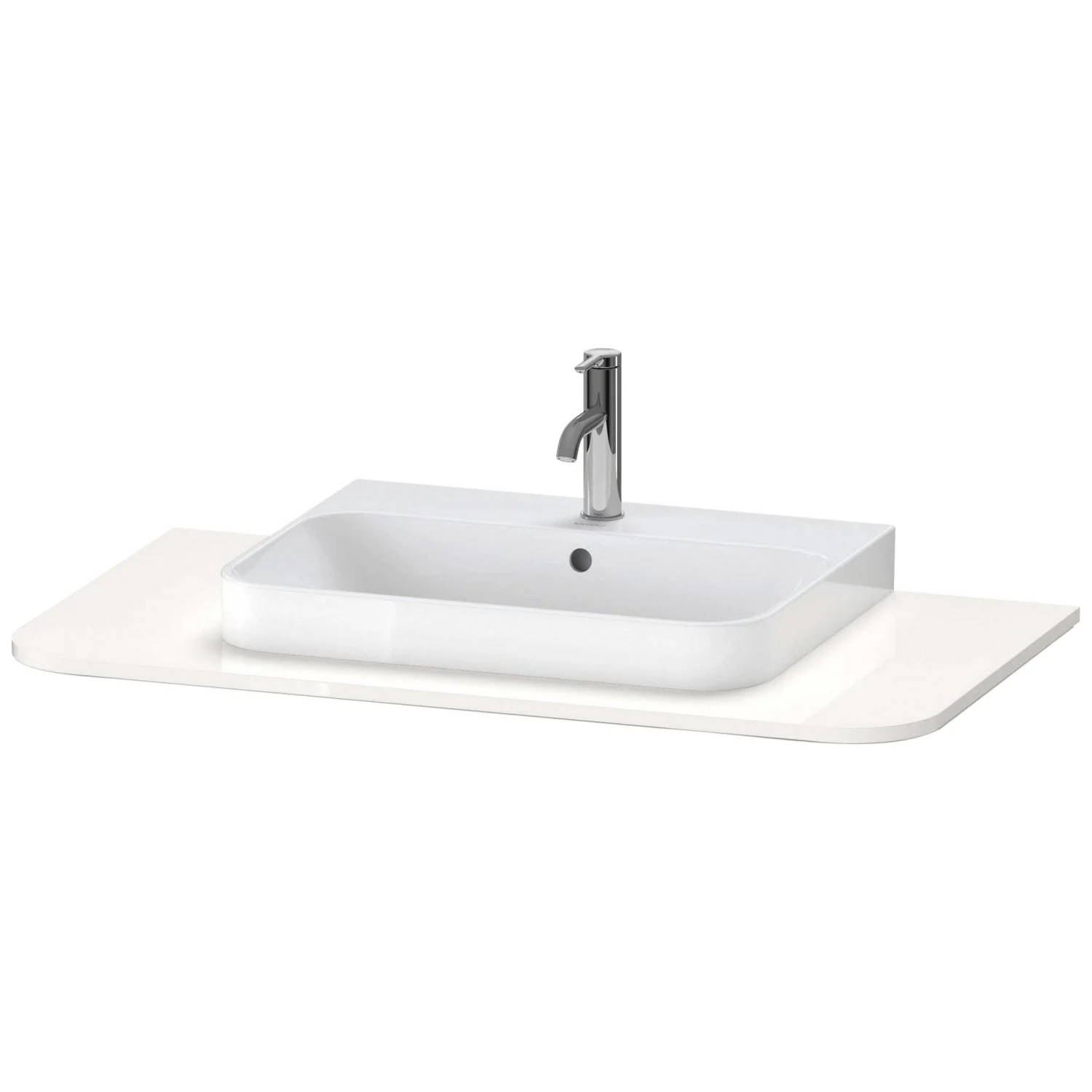 Duravit Happy D.2 Plus Konsole mit einem Ausschnitt 1,6 x 100 x 55 cm