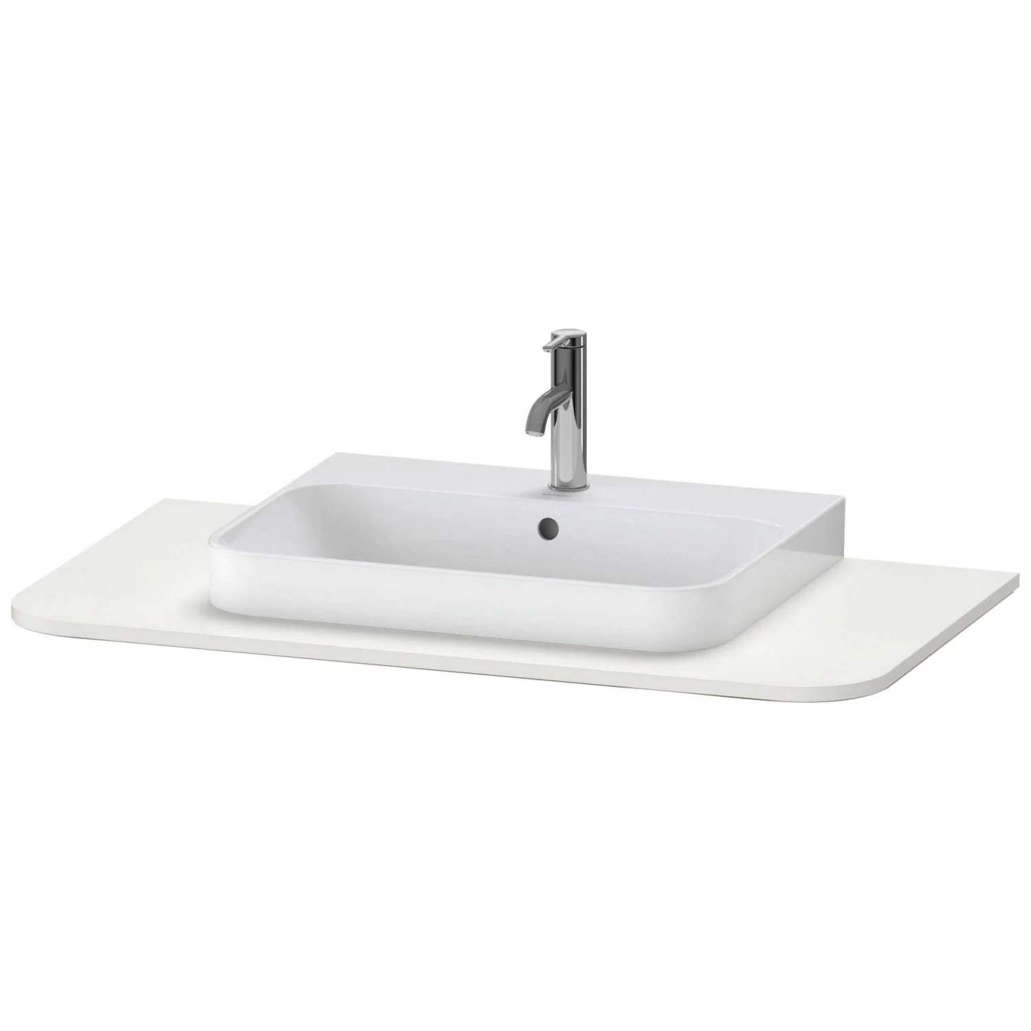 Duravit Happy D.2 Plus Konsole mit einem Ausschnitt 1,6 x 100 x 55 cm