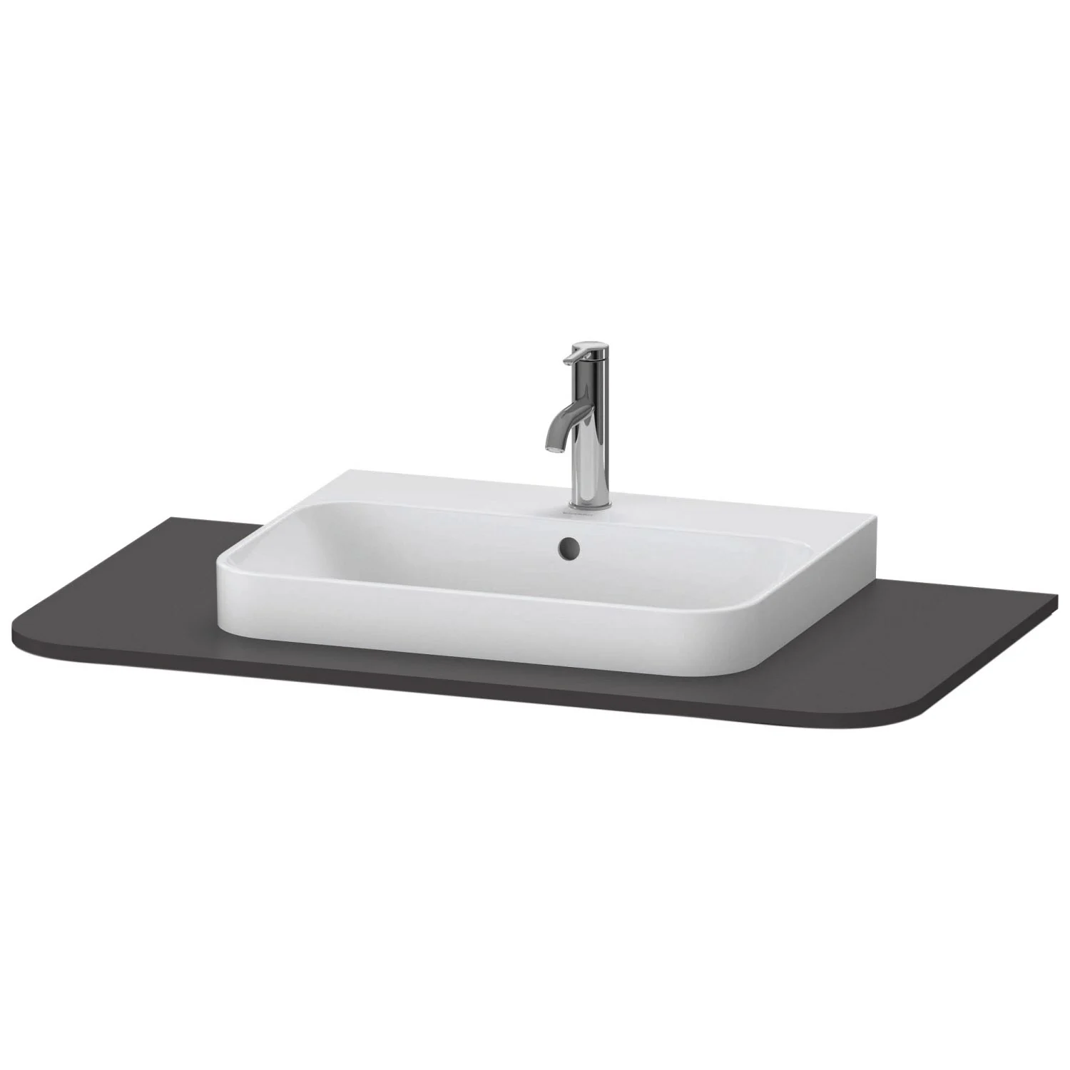 Duravit Happy D.2 Plus Konsole mit einem Ausschnitt 1,6 x 100 x 55 cm