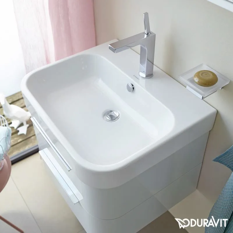 Duravit Happy D.2 Möbelwaschtisch 60 cm mit 1 Hahnloch Bild 2