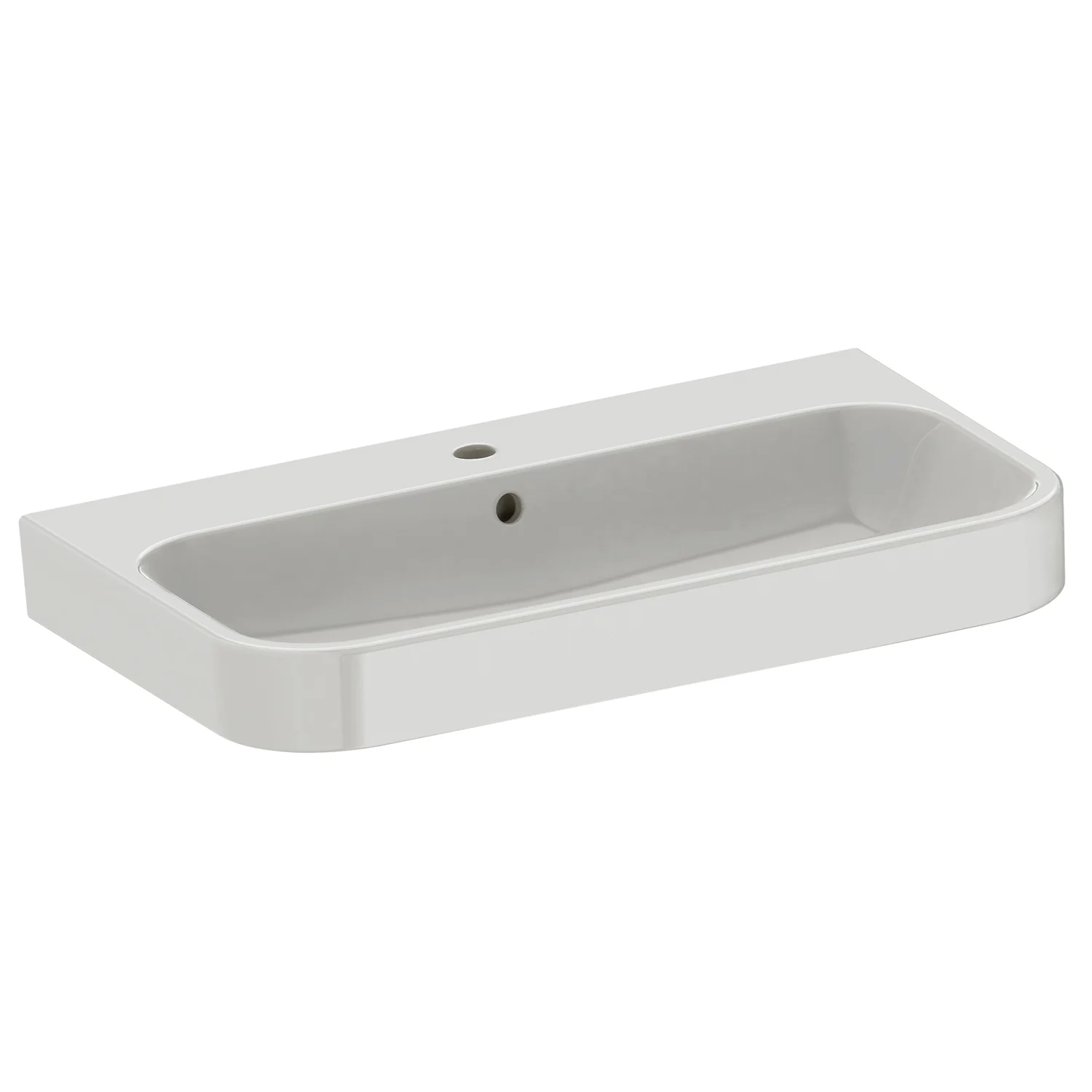 Duravit Happy D.2 Möbelwaschtisch 65 cm mit 1 Hahnloch