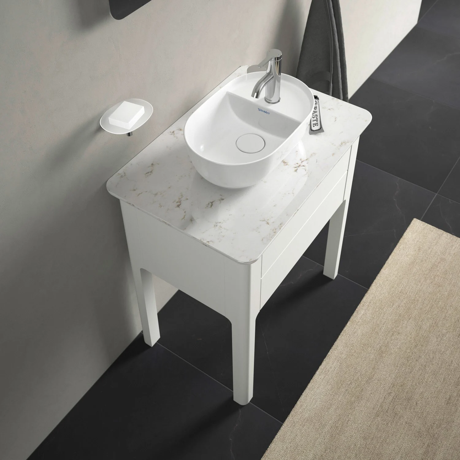 Duravit Luv Aufsatzbecken mit Hahnlochbank 42 x 27 cm Bild 9