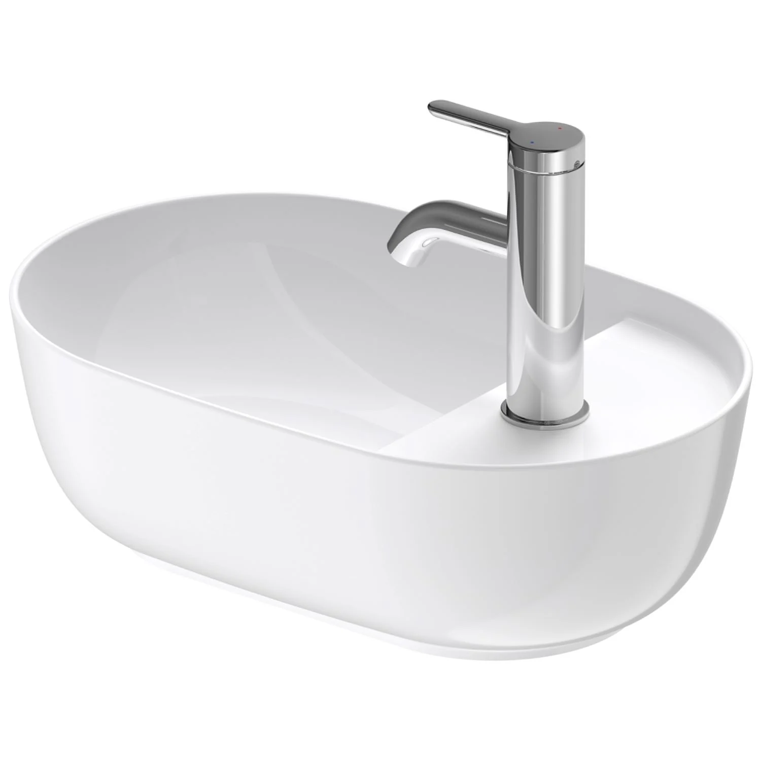 Duravit Luv Aufsatzbecken mit Hahnlochbank 42 x 27 cm Bild 2