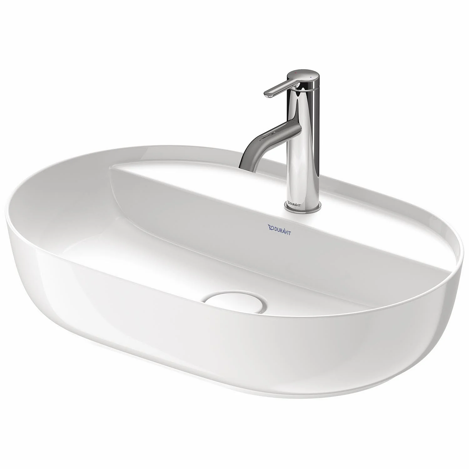 Duravit Luv Aufsatzbecken mit Hahnlochbank 60 x 40 cm Bild 2