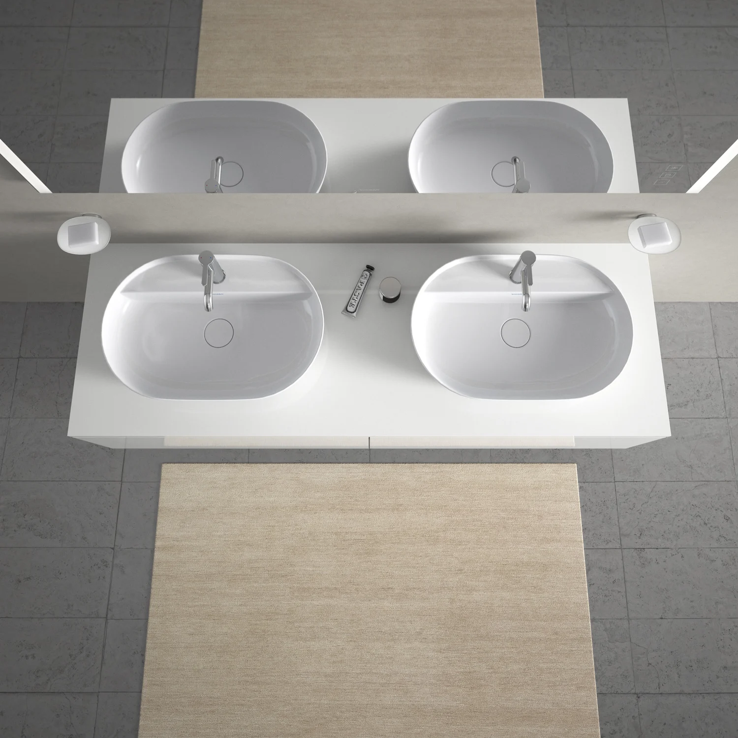 Duravit Luv Aufsatzbecken mit Hahnlochbank 60 x 40 cm Bild 8