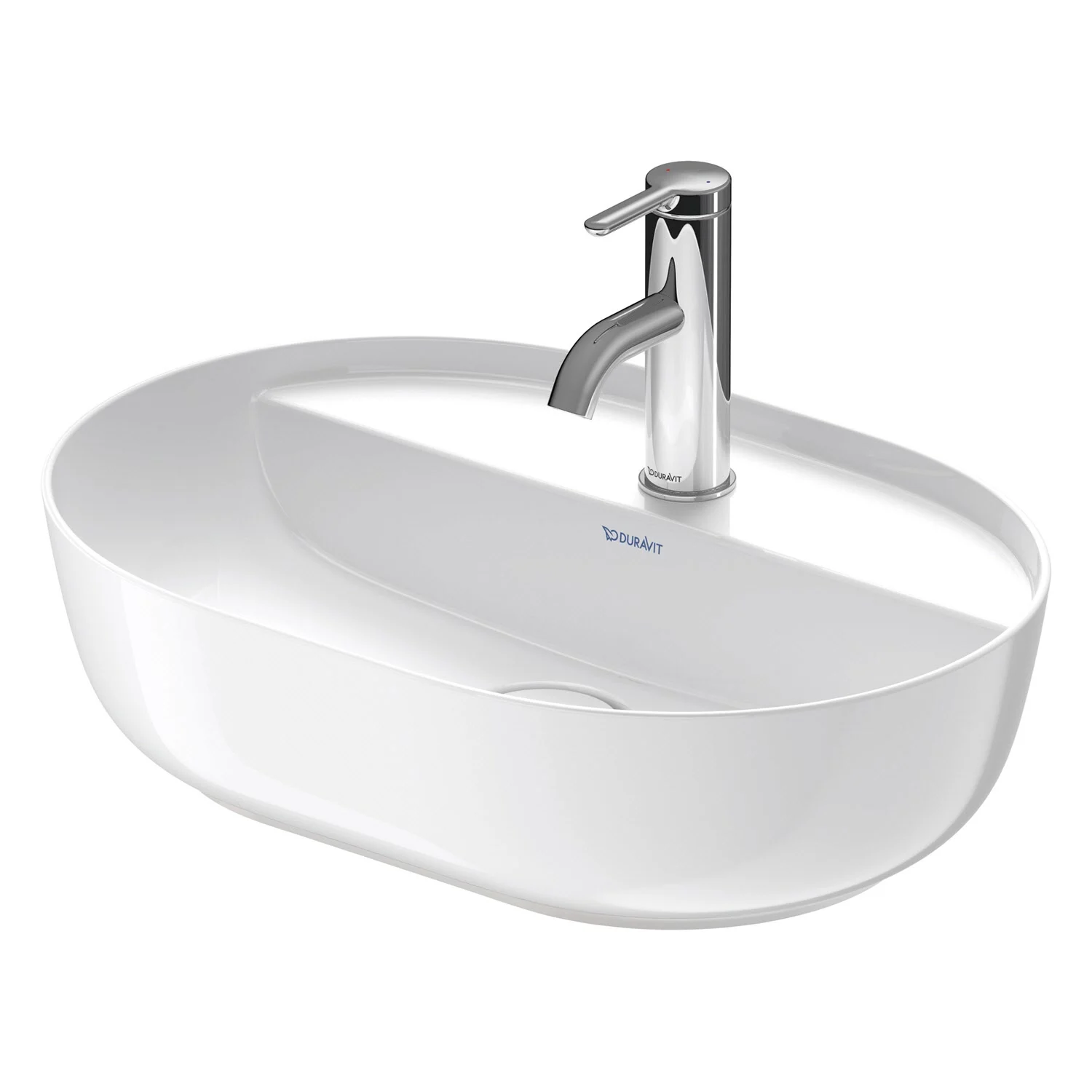 Duravit Luv Aufsatzbecken mit Hahnlochbank 50 x 35 cm Bild 2