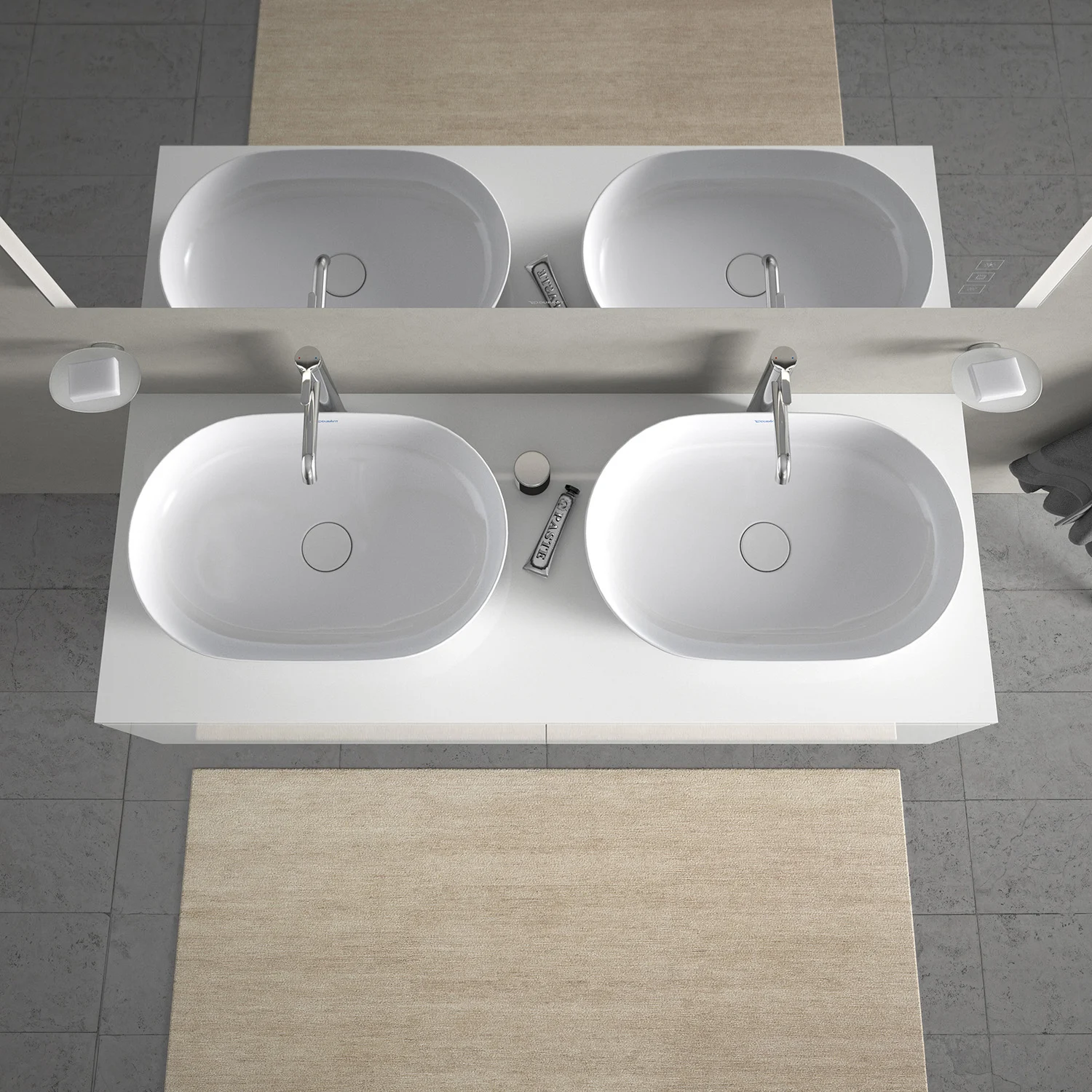 Duravit Luv Aufsatzbecken ohne Hahnlochbank 60 x 40 cm Bild 4