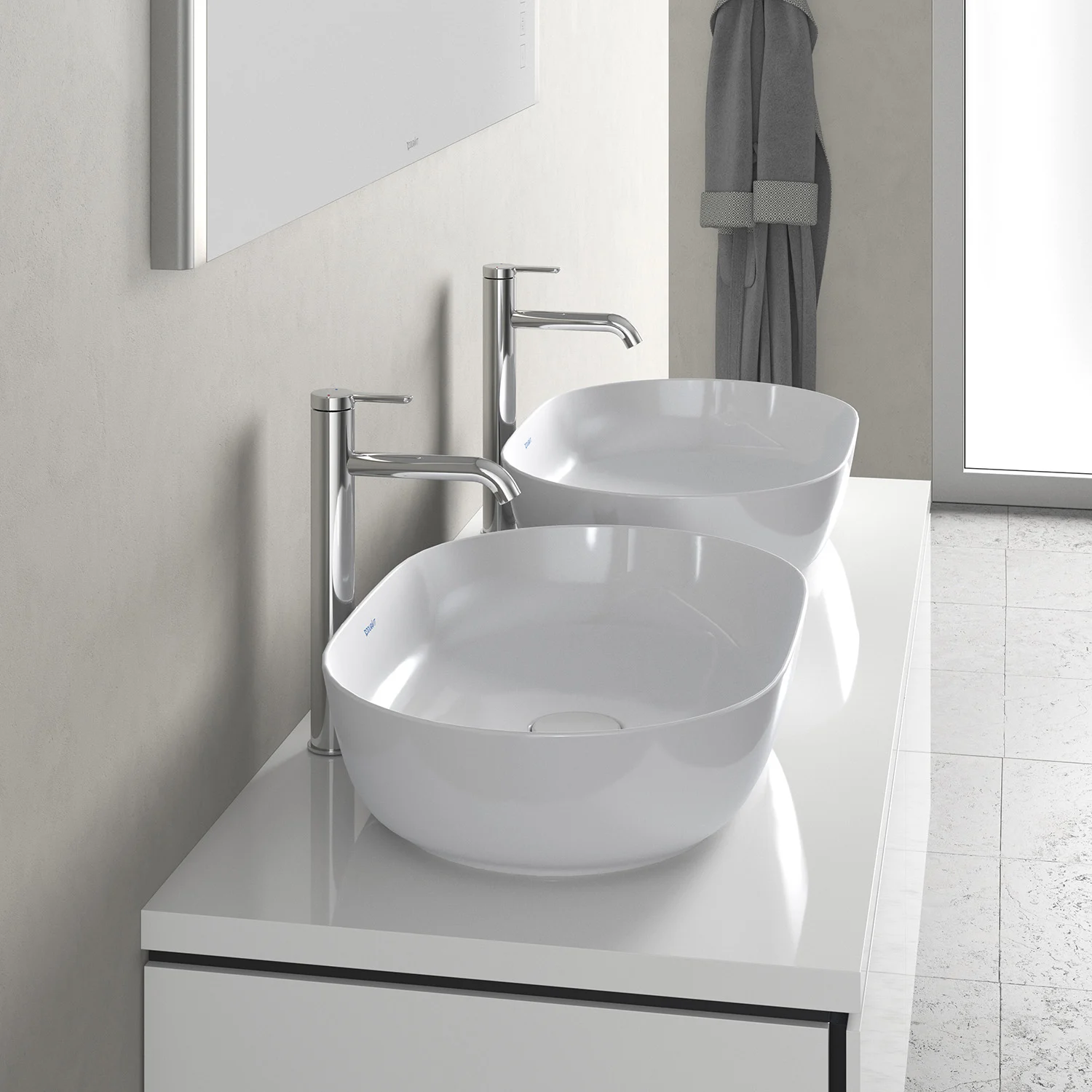 Duravit Luv Aufsatzbecken ohne Hahnlochbank 60 x 40 cm Bild 6