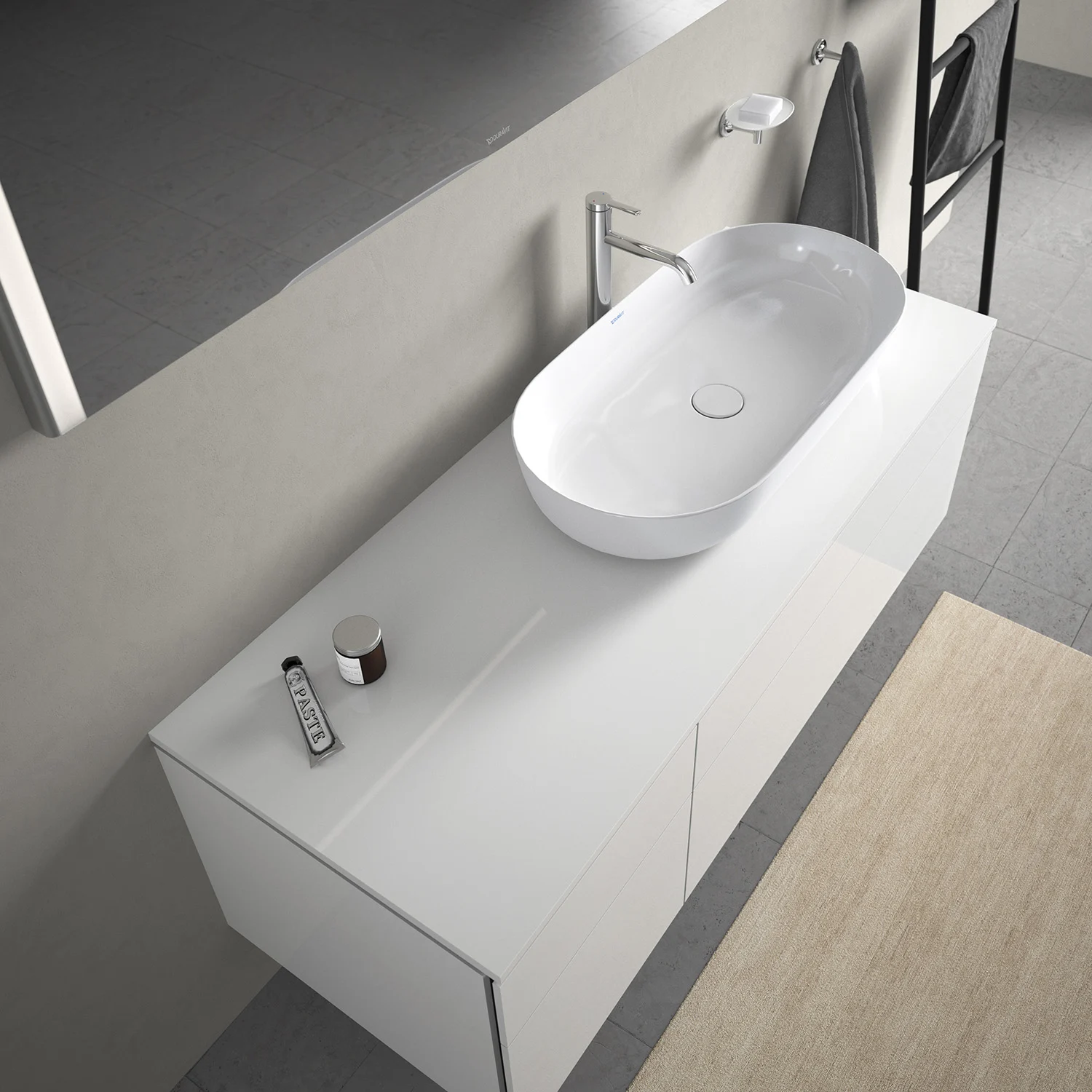 Duravit Luv Aufsatzbecken ohne Hahnlochbank 80 x 40 cm Bild 2