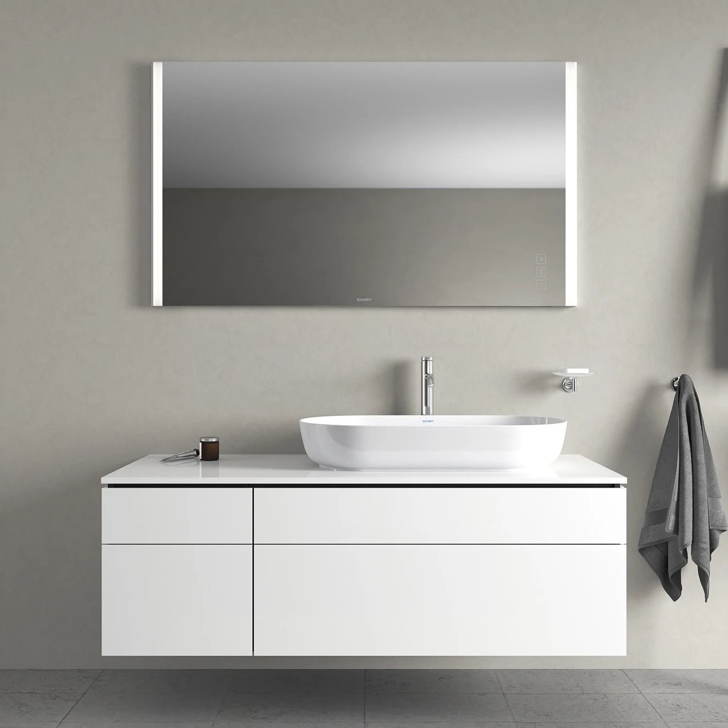 Duravit Luv Aufsatzbecken ohne Hahnlochbank 80 x 40 cm Bild 4