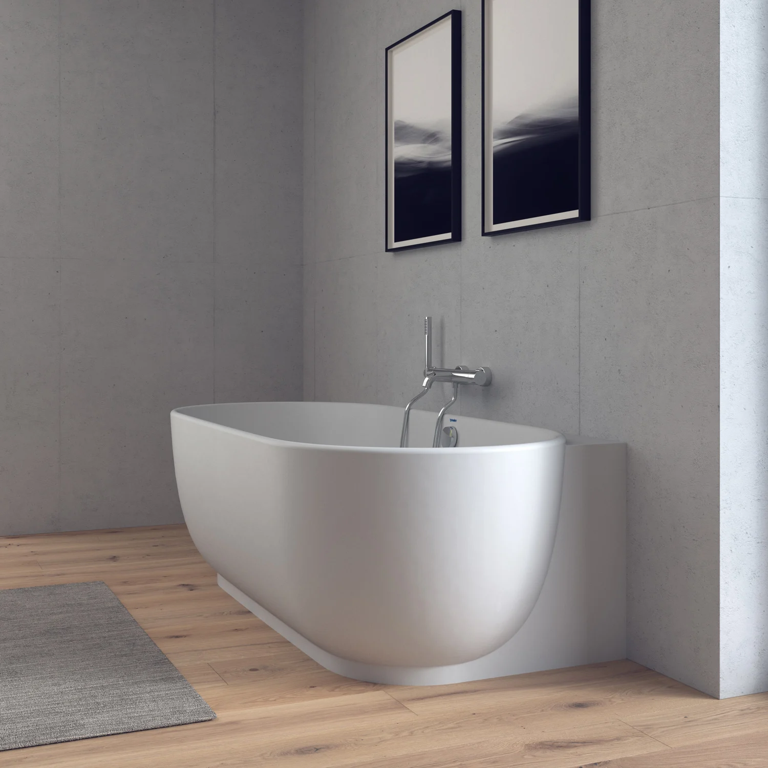 Duravit Luv Badewanne Vorwandversion 180 x 95 cm Bild 4
