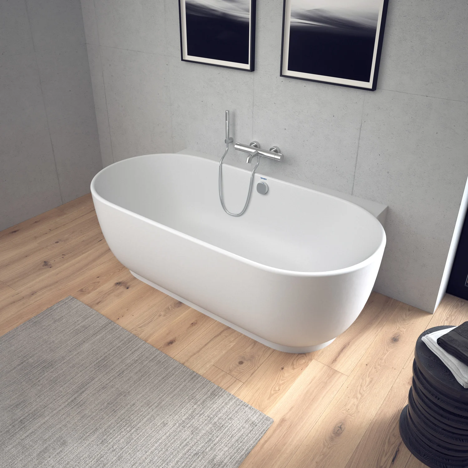 Duravit Luv Badewanne Vorwandversion 180 x 95 cm Bild 6