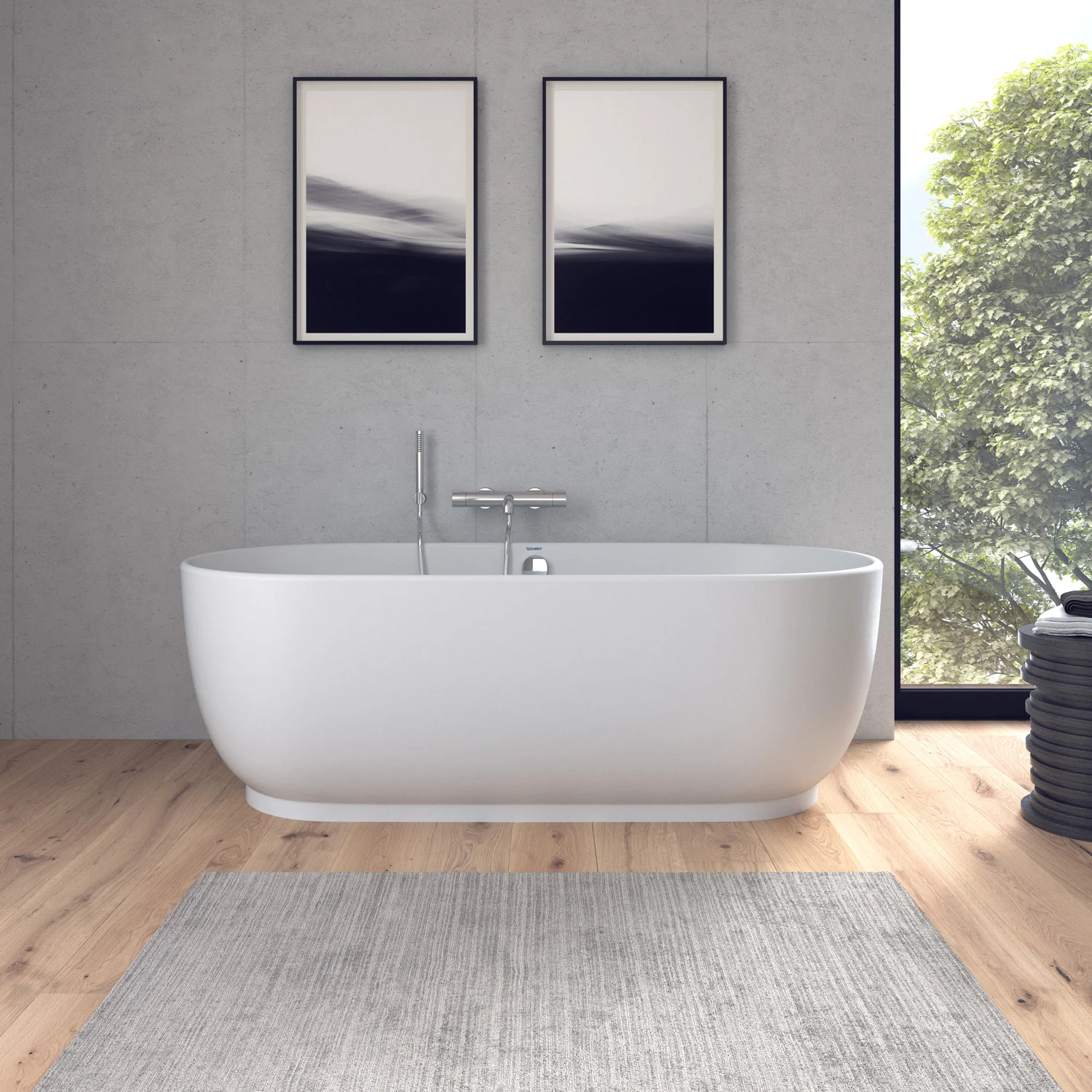 Duravit Luv Badewanne Vorwandversion 180 x 95 cm Bild 7