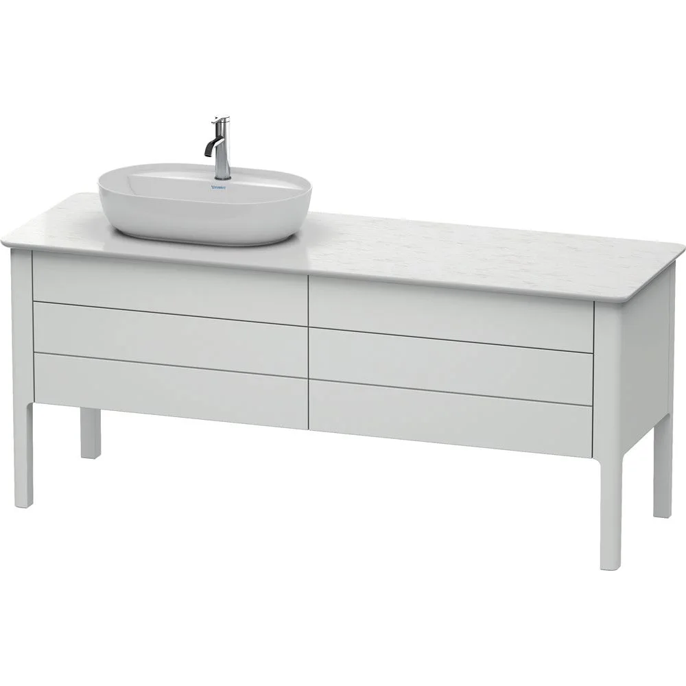 Wolnostojąca umywalka w białym kolorze, Duravit