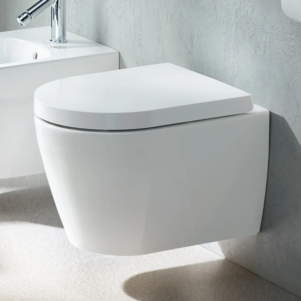 Duravit ME by Starck Wand-WC Compact Rimless Set