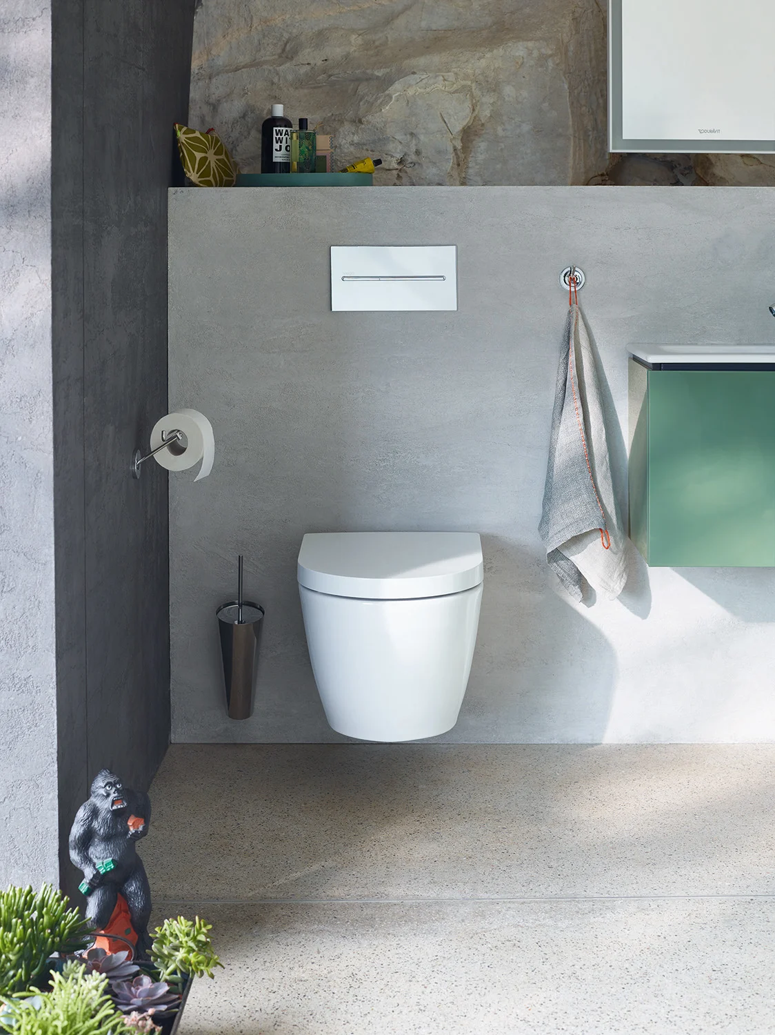 Duravit ME by Starck Wand-WC Compact Rimless Set Bild 3