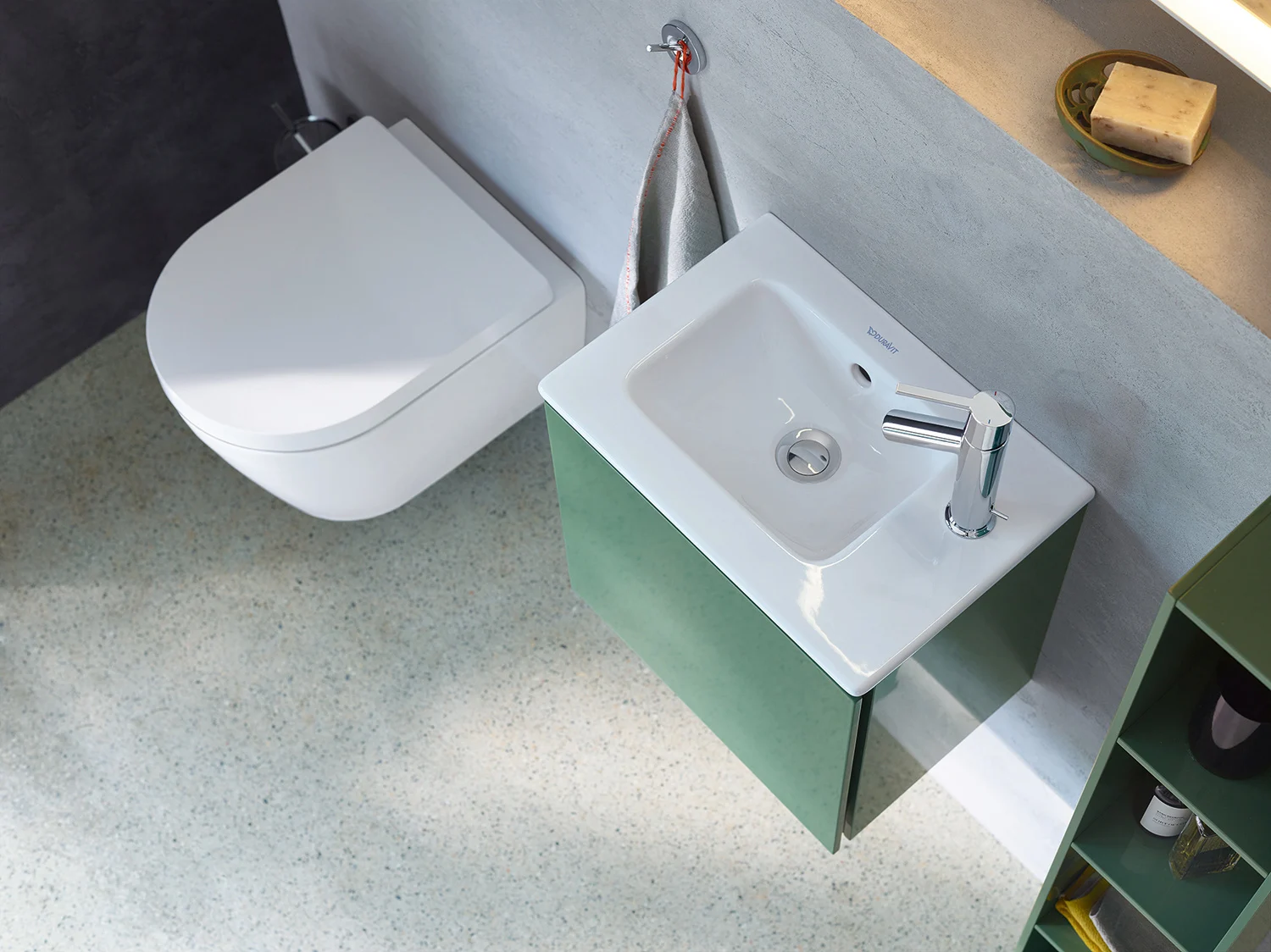 Duravit ME by Starck Wand-WC Compact Rimless Set Bild 5