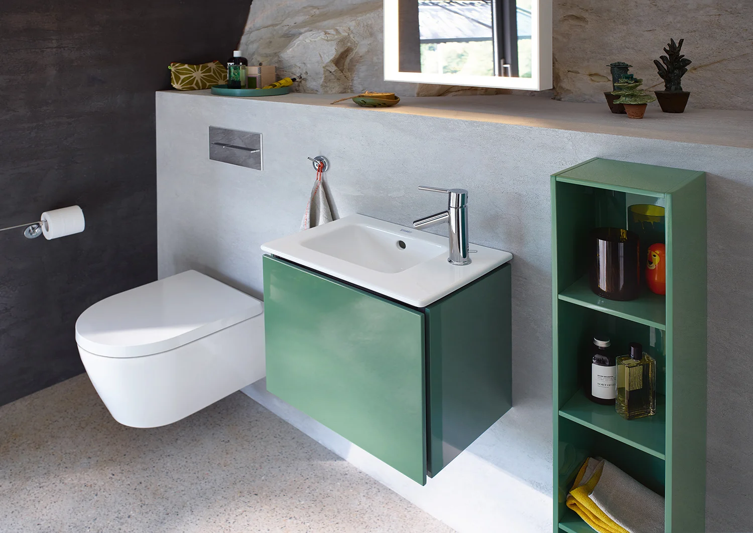 Duravit ME by Starck Wand-WC Compact Rimless Set Bild 6