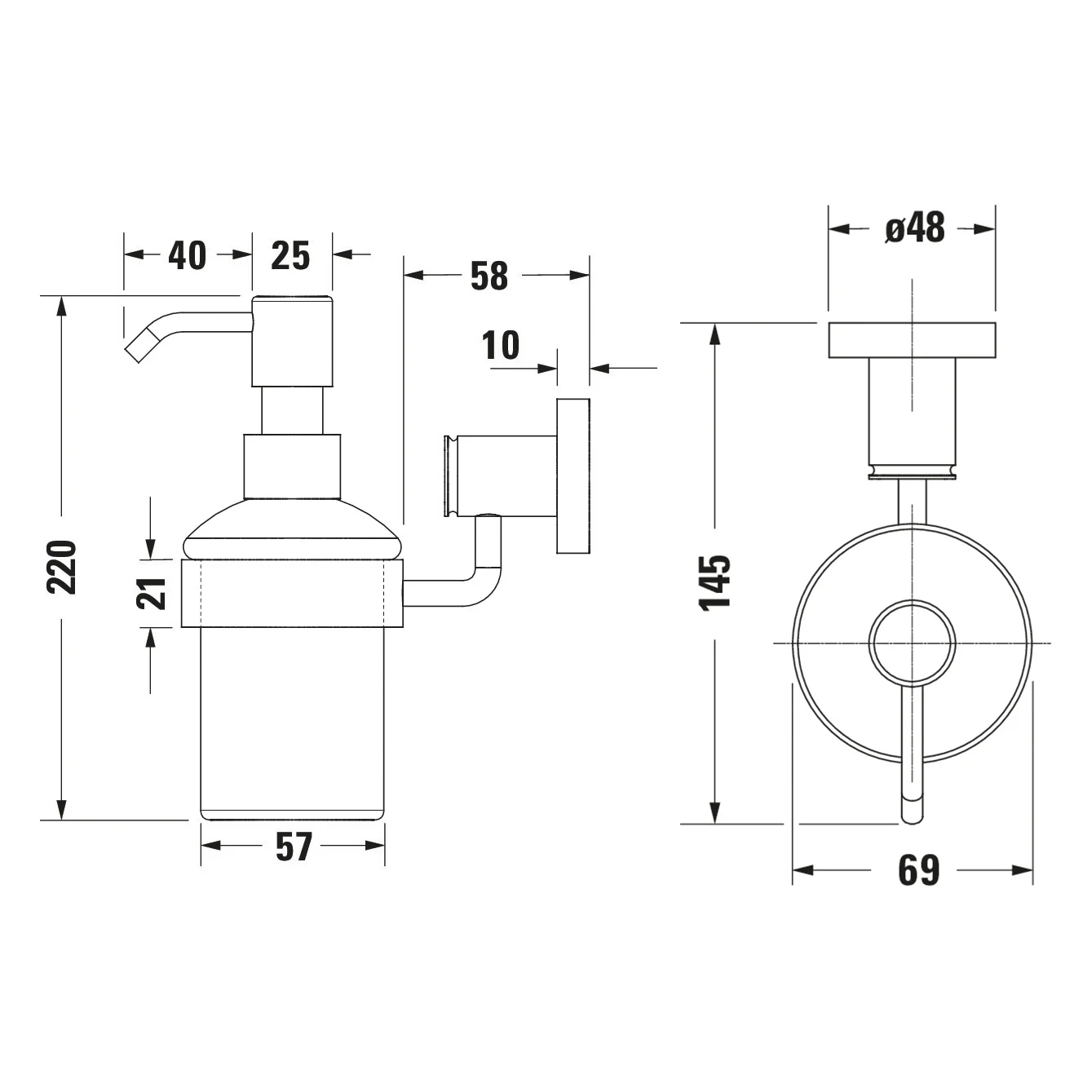 Duravit D-Code Seifenspender Bild 5