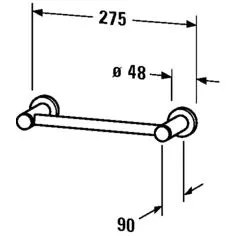 Duravit D-Code Wannengriff Bild 2