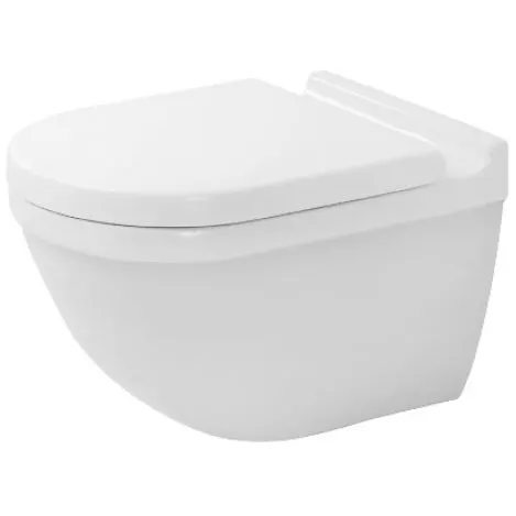 Toaleta wisząca na ścianie widok z boku, Duravit