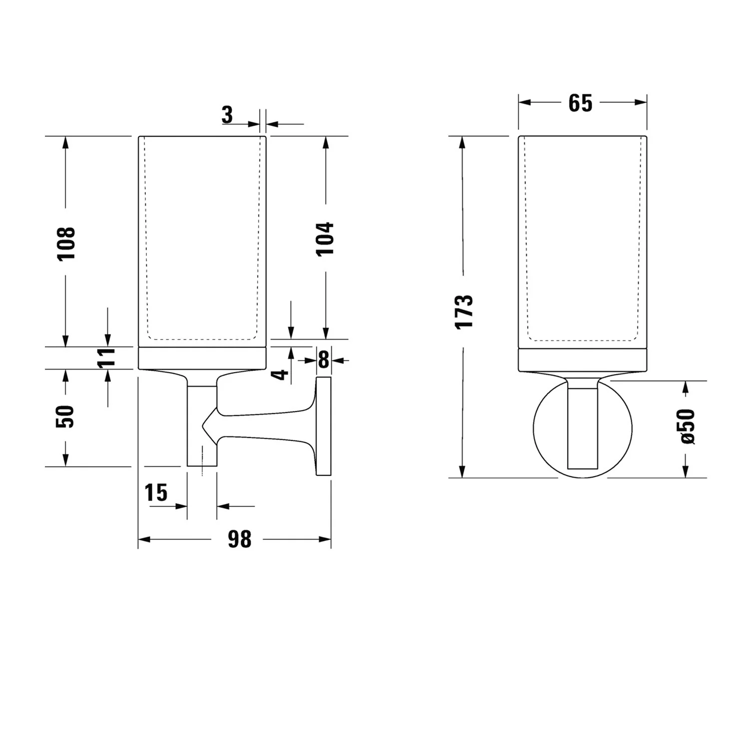 Duravit Starck T Zahnputzbecher Bild 5