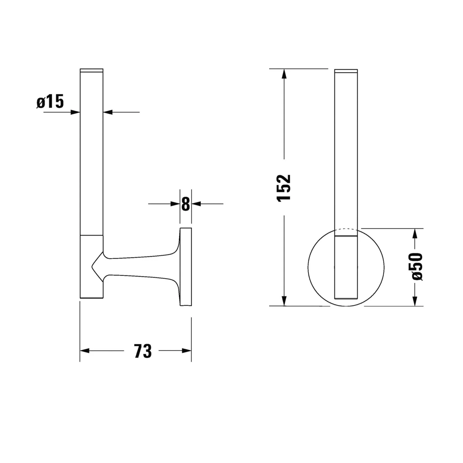 Duravit Starck T Ersatzrollenhalter Bild 5