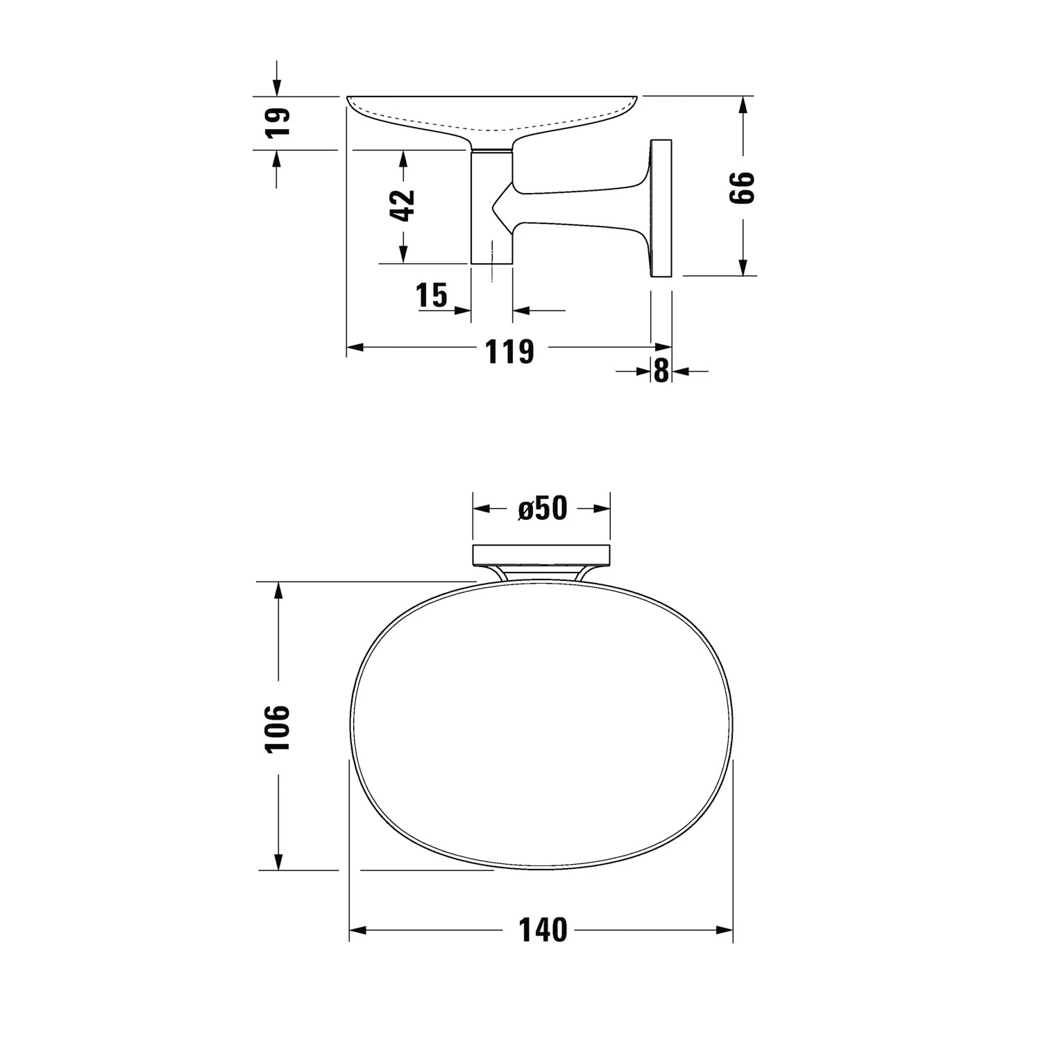 Duravit Starck T Seifenschale Bild 5
