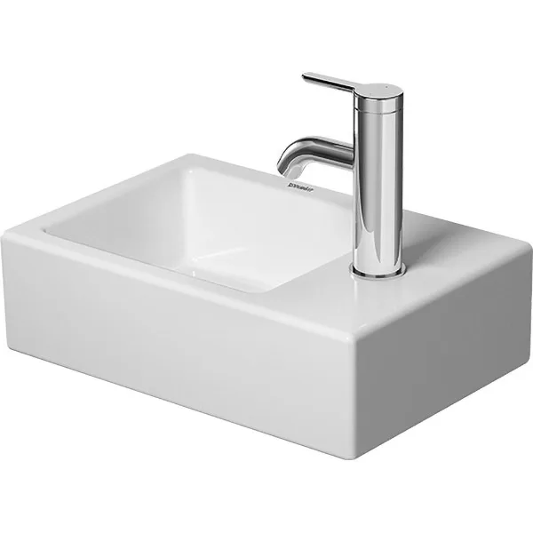Duravit Vero Air Handwaschbecken mit 1 Hahnloch 38 x 25 cm, ohne Überlauf Bild 2