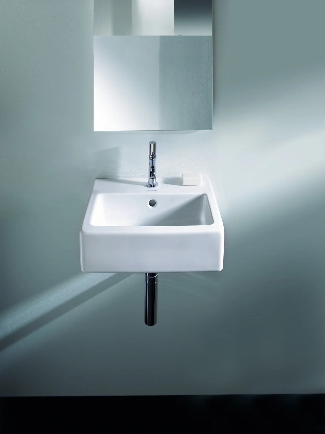 Wolnostojąca umywalka z lustrem, Duravit