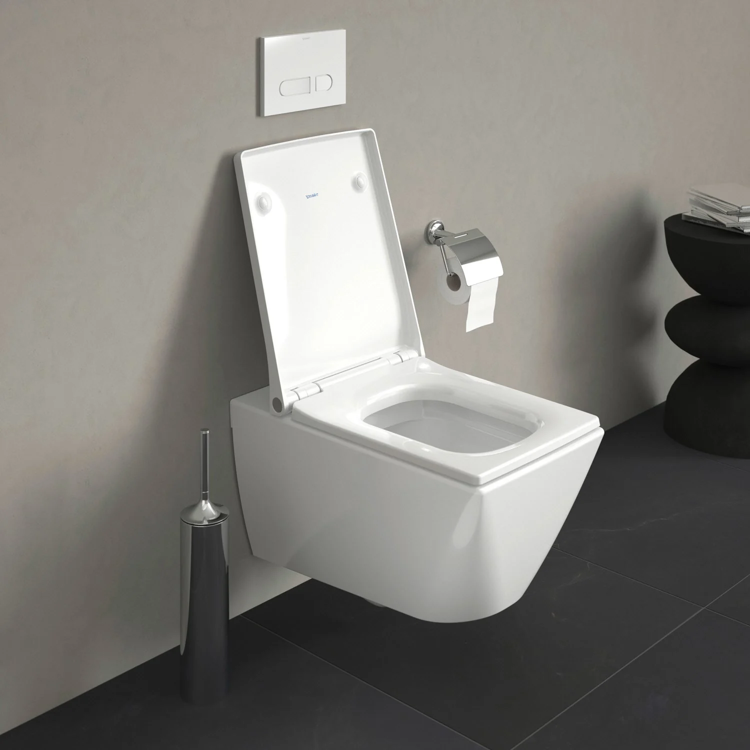 Toaleta podwieszana w nowoczesnej łazience, Duravit