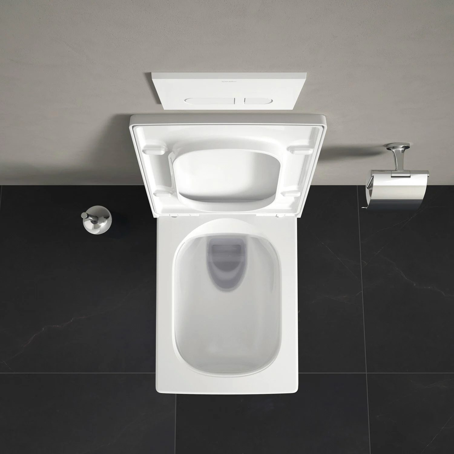 Otwarta toaleta w łazience, Duravit